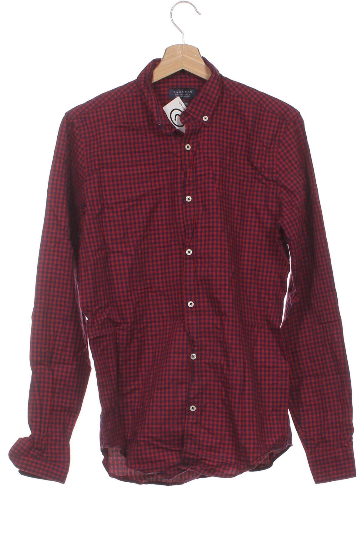 Ανδρικό πουκάμισο Zara Man, Μέγεθος S, Χρώμα Πολύχρωμο, Τιμή 4,00 €