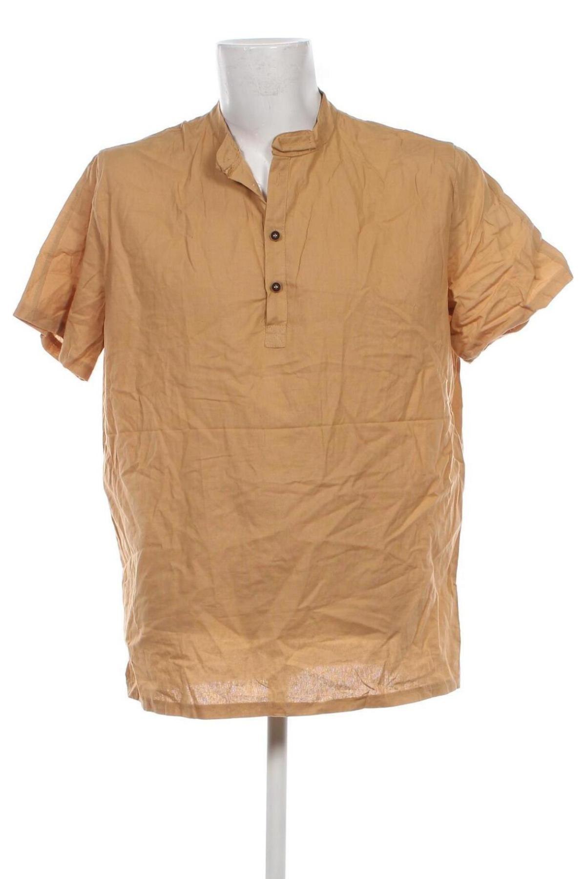 Ανδρικό t-shirt, Μέγεθος XL, Χρώμα  Μπέζ, Τιμή 8,04 €