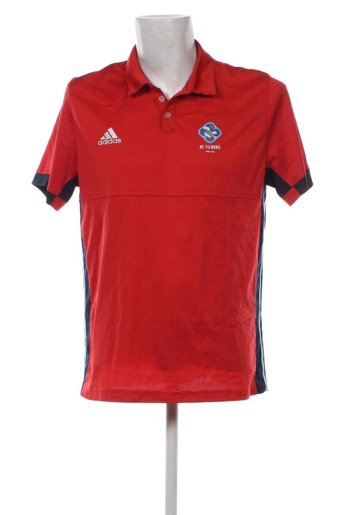 Ανδρικό t-shirt Adidas, Μέγεθος XL, Χρώμα Κόκκινο, Τιμή 15,03 €