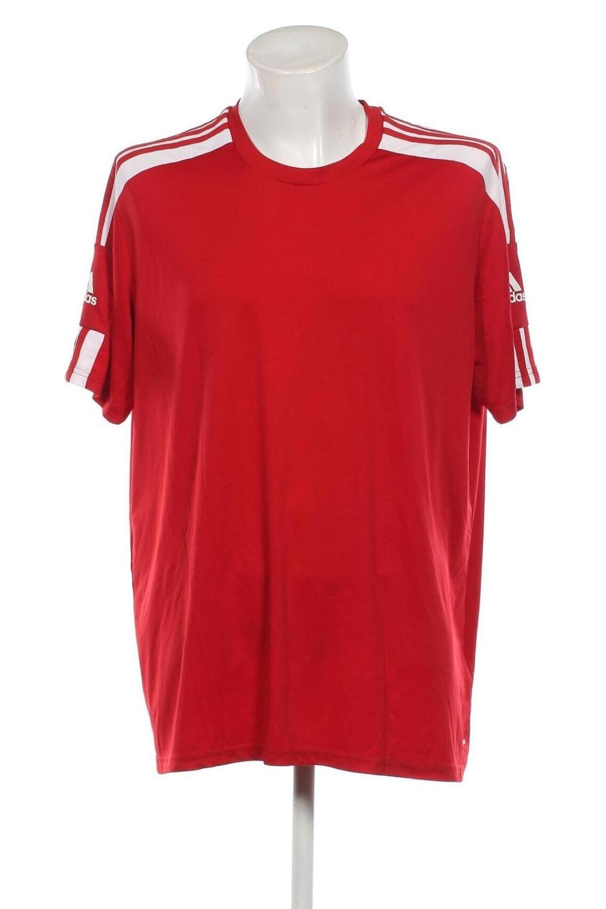 Мъжка тениска Adidas, Размер XXL, Цвят Червен, Цена 27,00 лв.