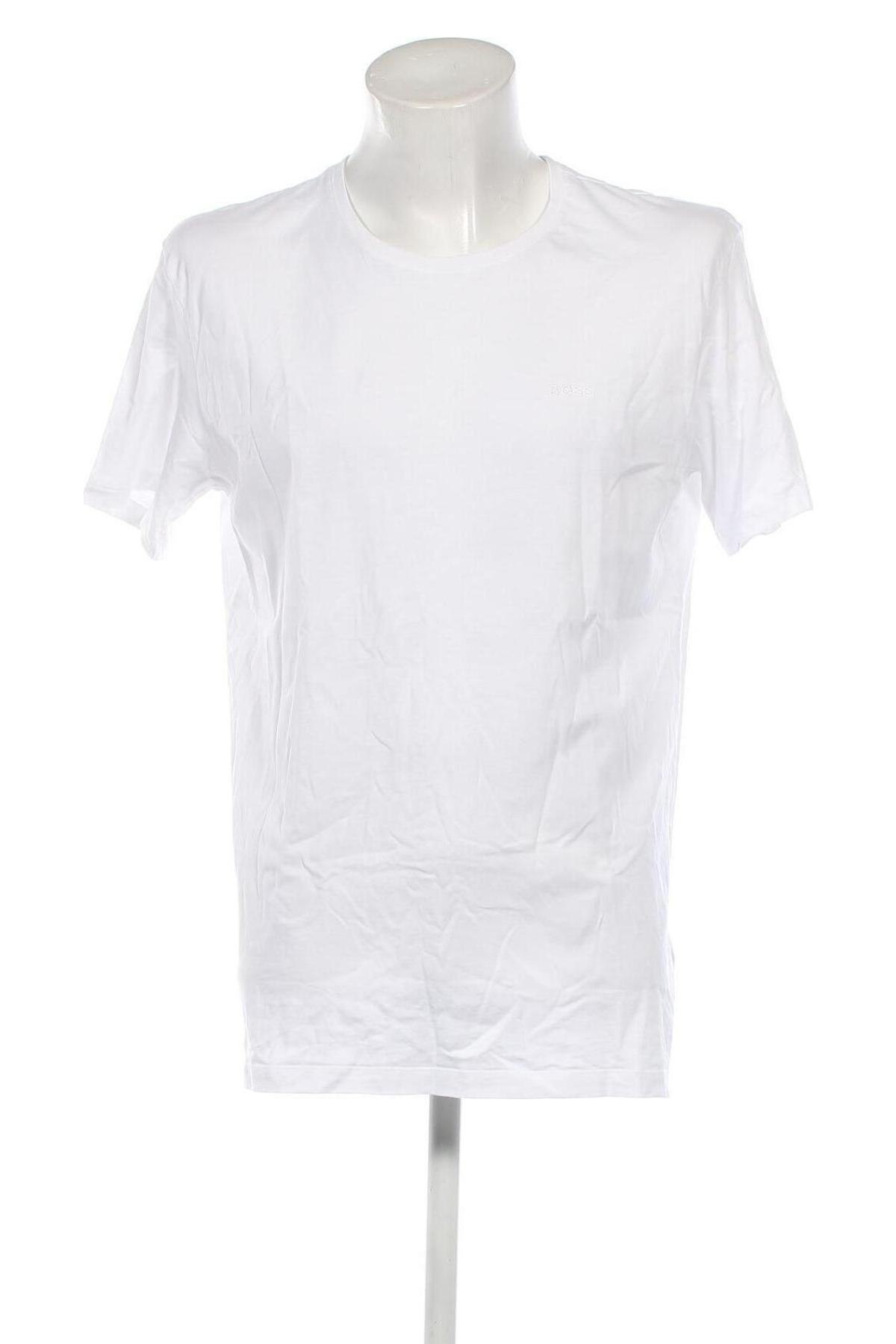 Herren T-Shirt BOSS, Größe L, Farbe Weiß, Preis 31,73 €