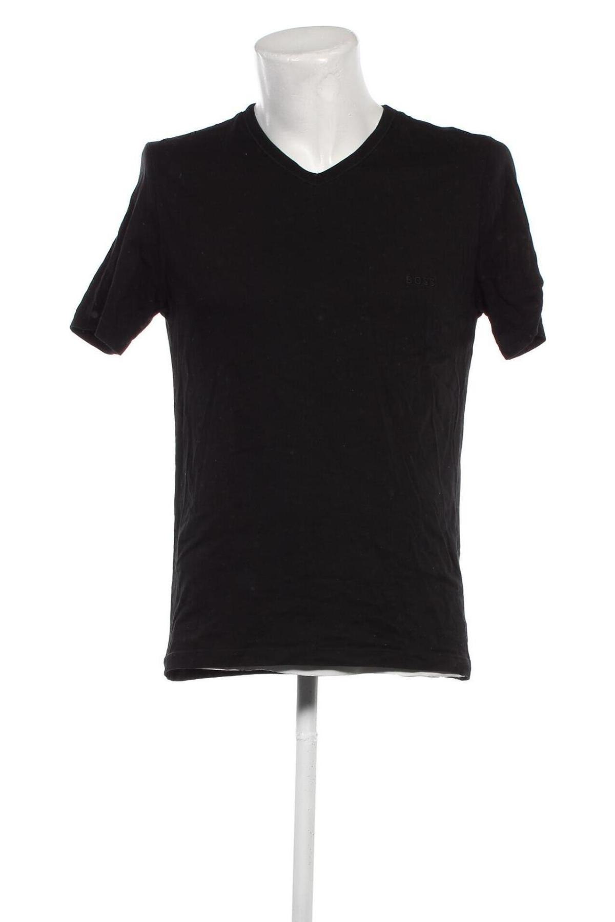Мъжка тениска BOSS, Размер L, Цвят Черен, Цена 59,28 лв.