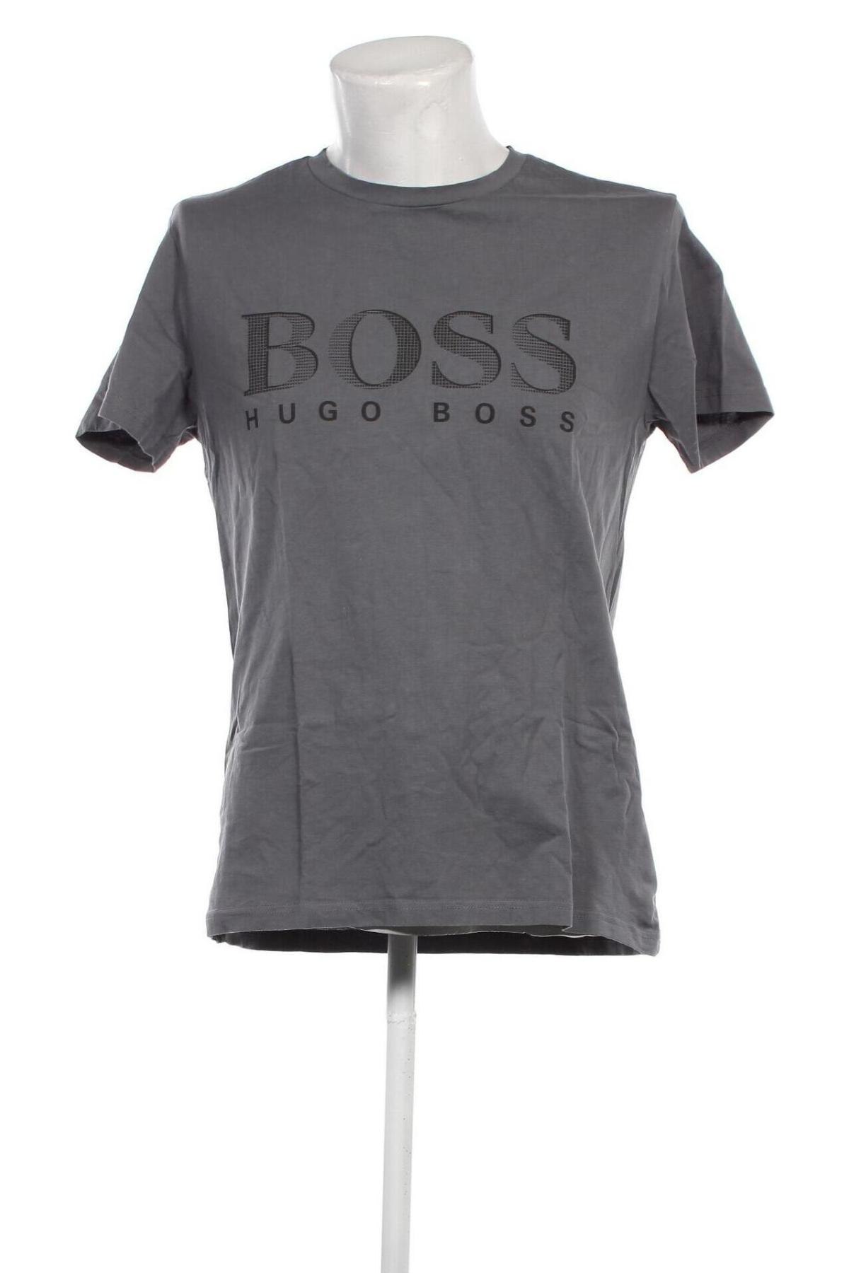 Мъжка тениска BOSS, Размер M, Цвят Сив, Цена 114,00 лв.