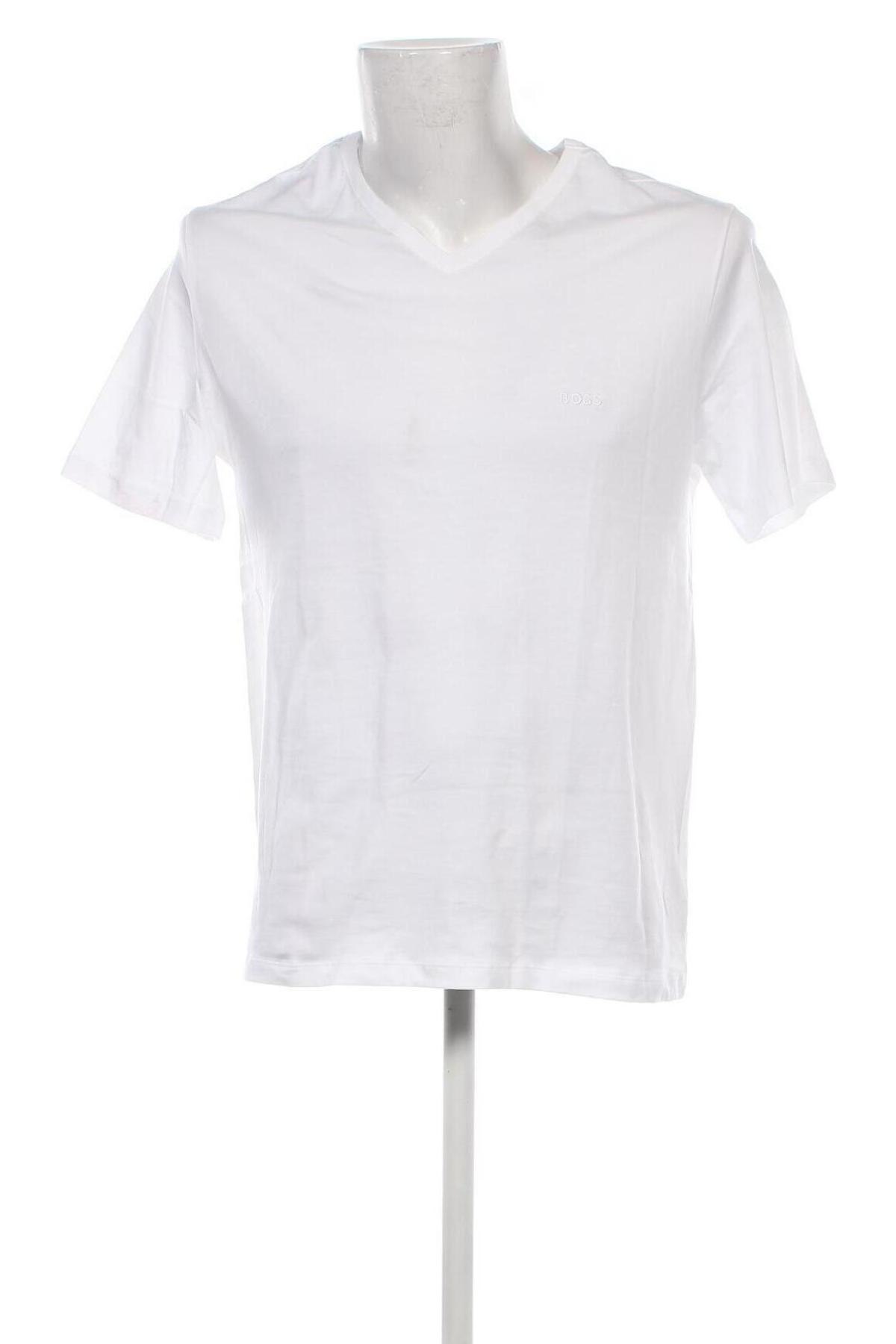 Мъжка тениска BOSS, Размер L, Цвят Бял, Цена 64,98 лв.