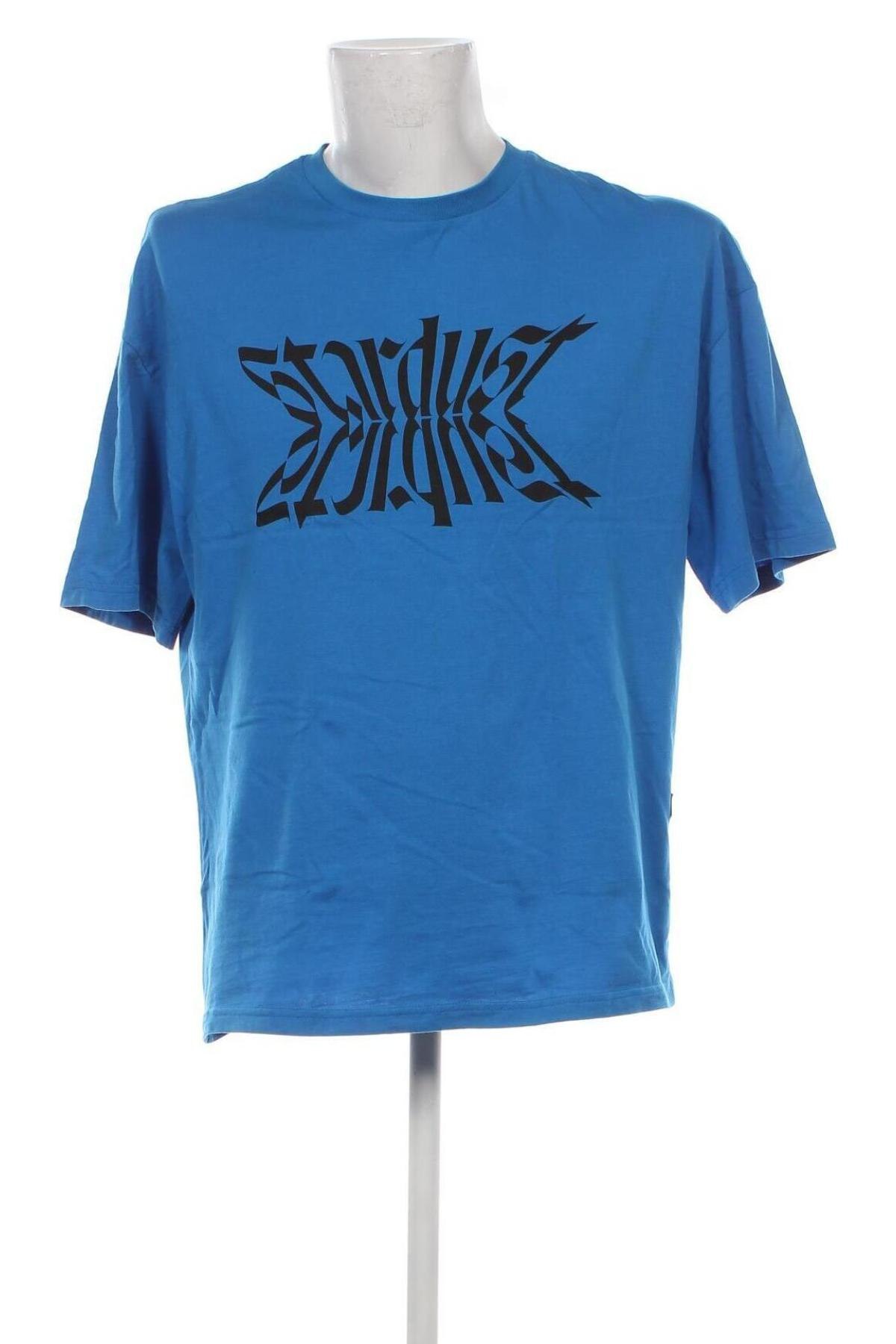 Tricou de bărbați Bershka, Mărime M, Culoare Albastru, Preț 34,91 Lei