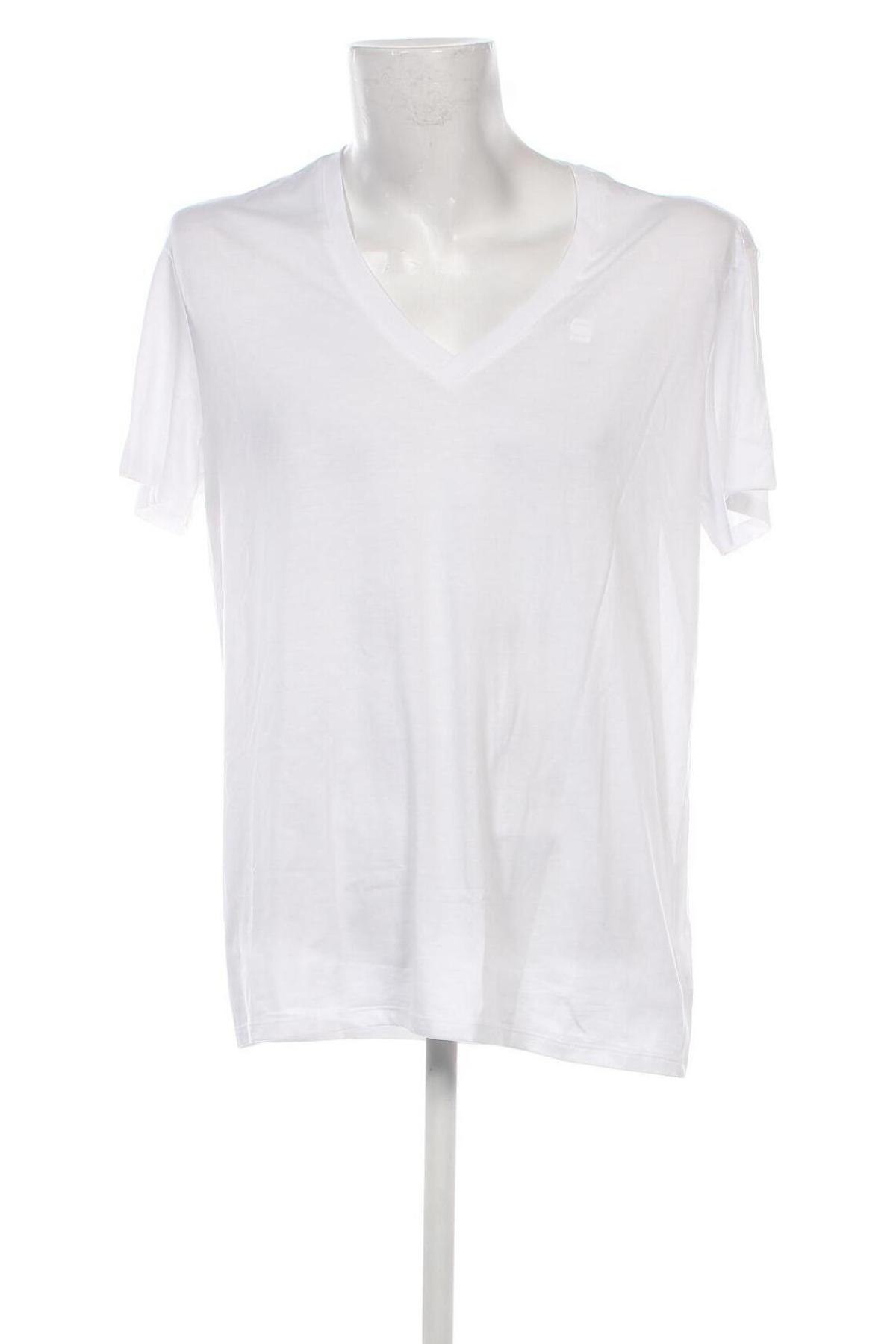Herren T-Shirt G-Star Raw, Größe XL, Farbe Weiß, Preis 26,61 €