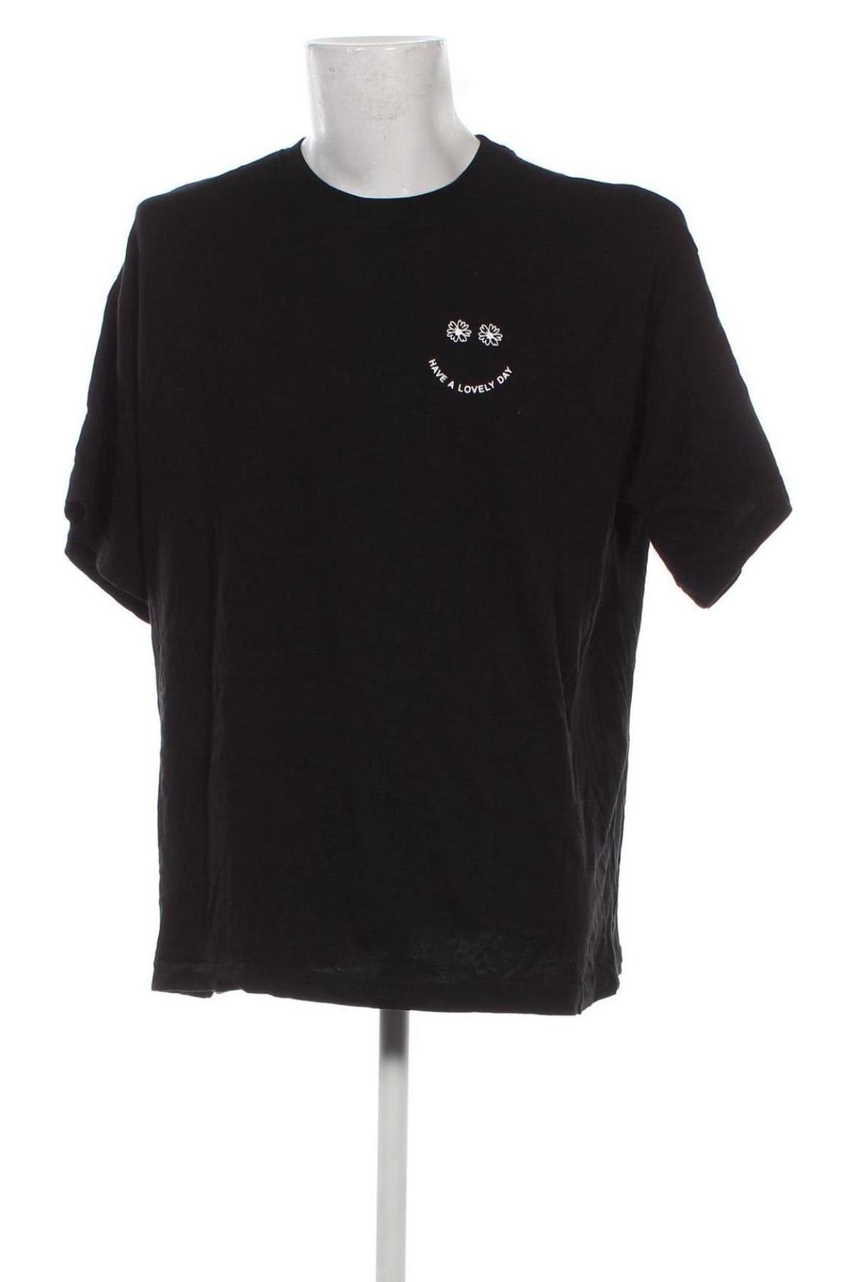 Tricou de bărbați H&M, Mărime L, Culoare Negru, Preț 42,76 Lei