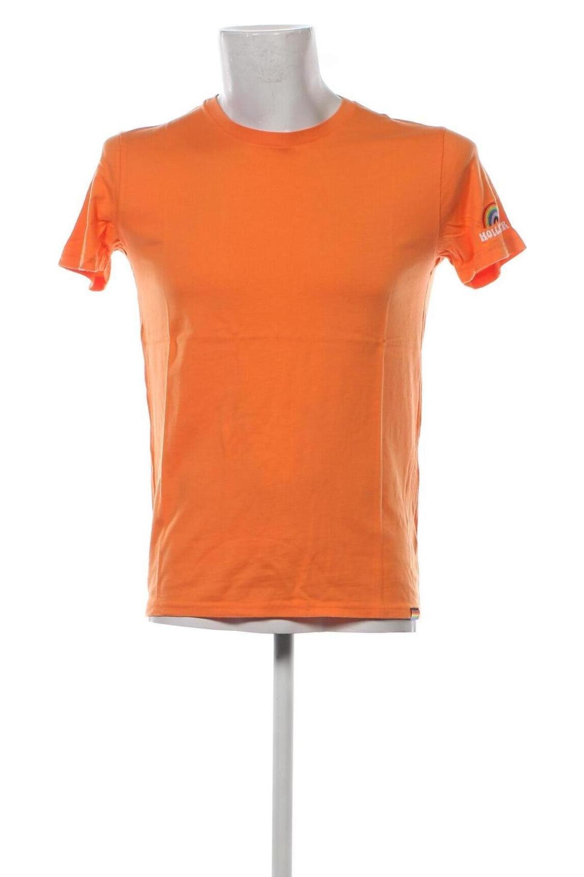 Herren T-Shirt Hollister, Größe S, Farbe Orange, Preis € 15,98