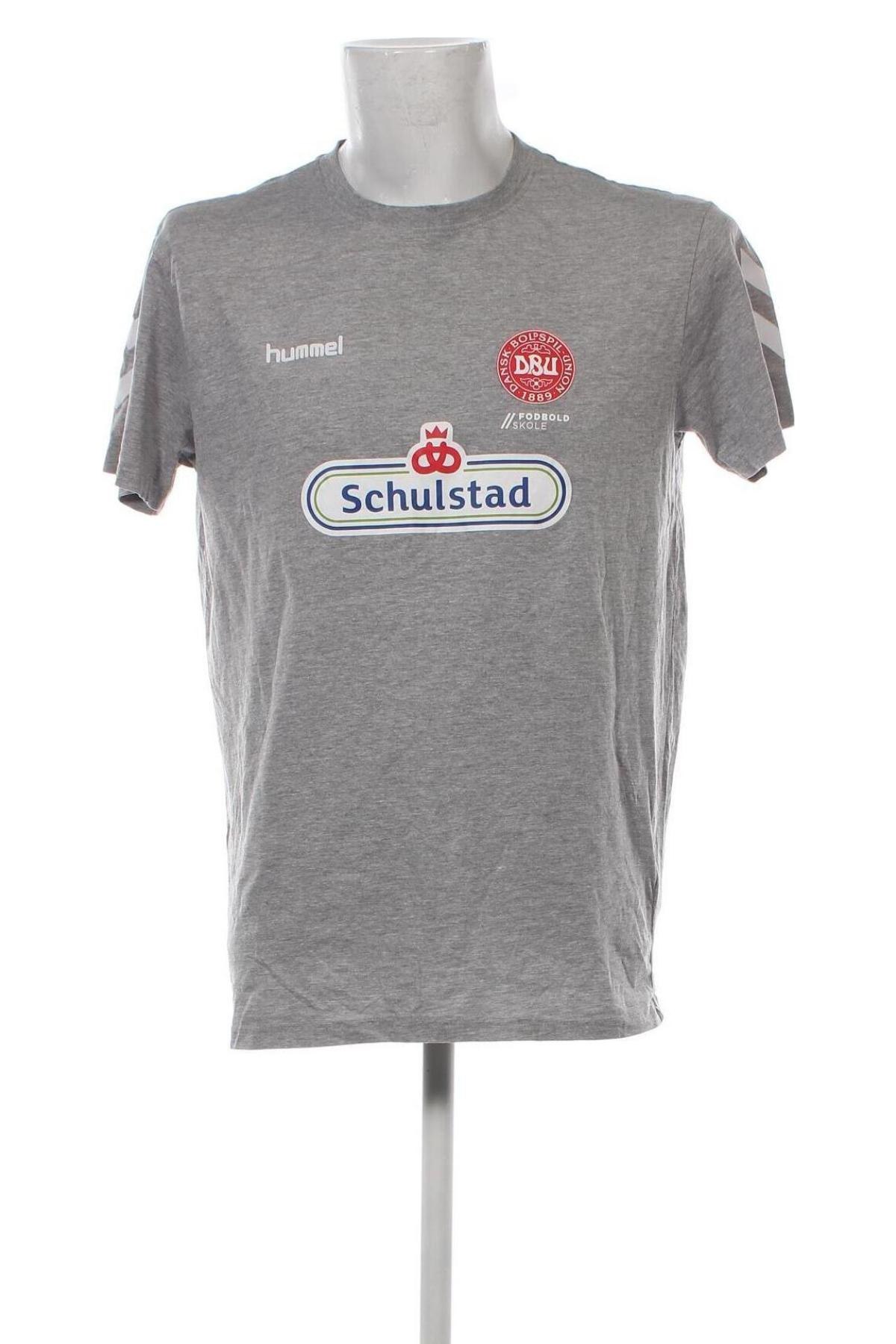 Ανδρικό t-shirt Hummel, Μέγεθος XL, Χρώμα Γκρί, Τιμή 9,84 €