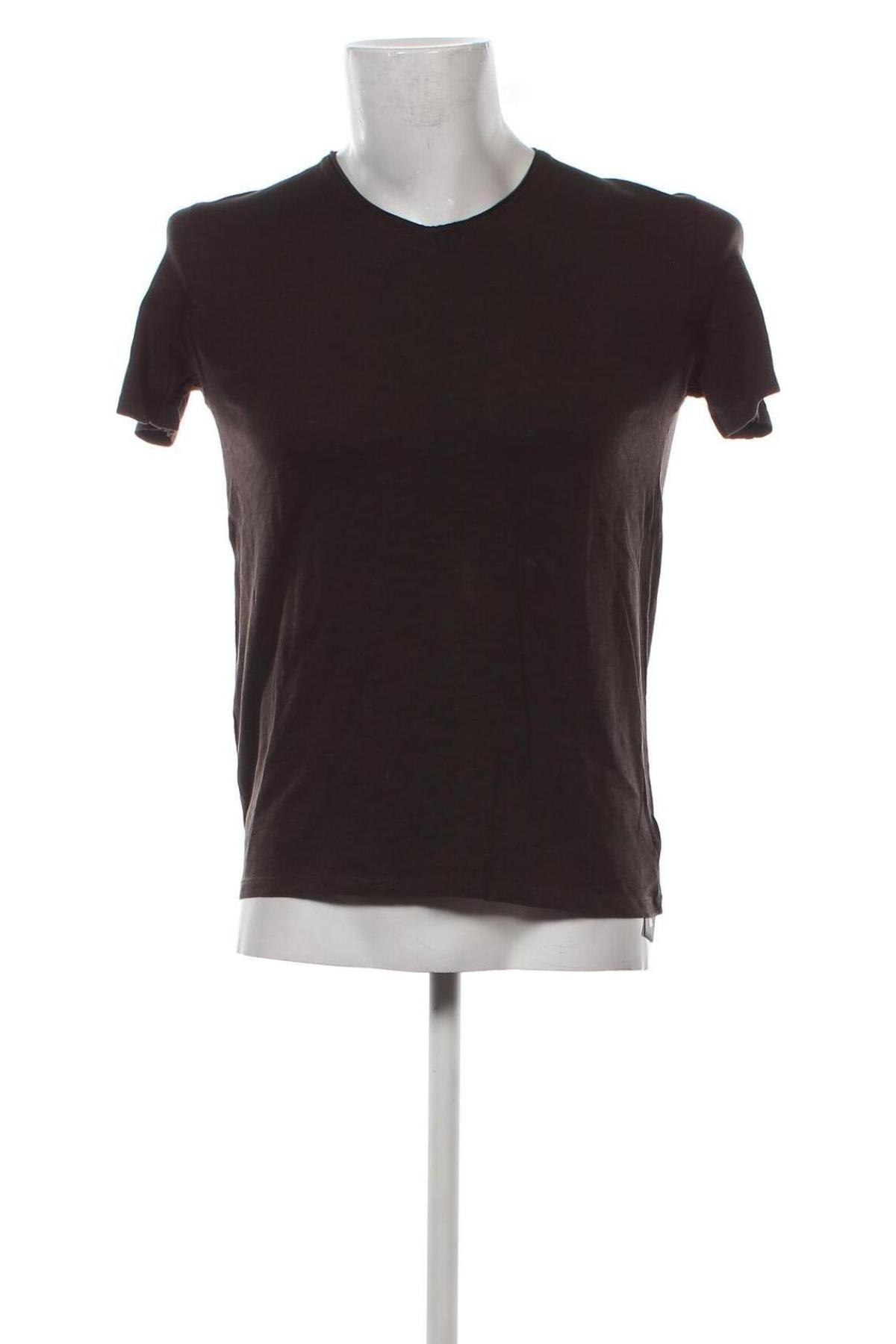 Ανδρικό t-shirt IKKS, Μέγεθος M, Χρώμα Καφέ, Τιμή 14,84 €