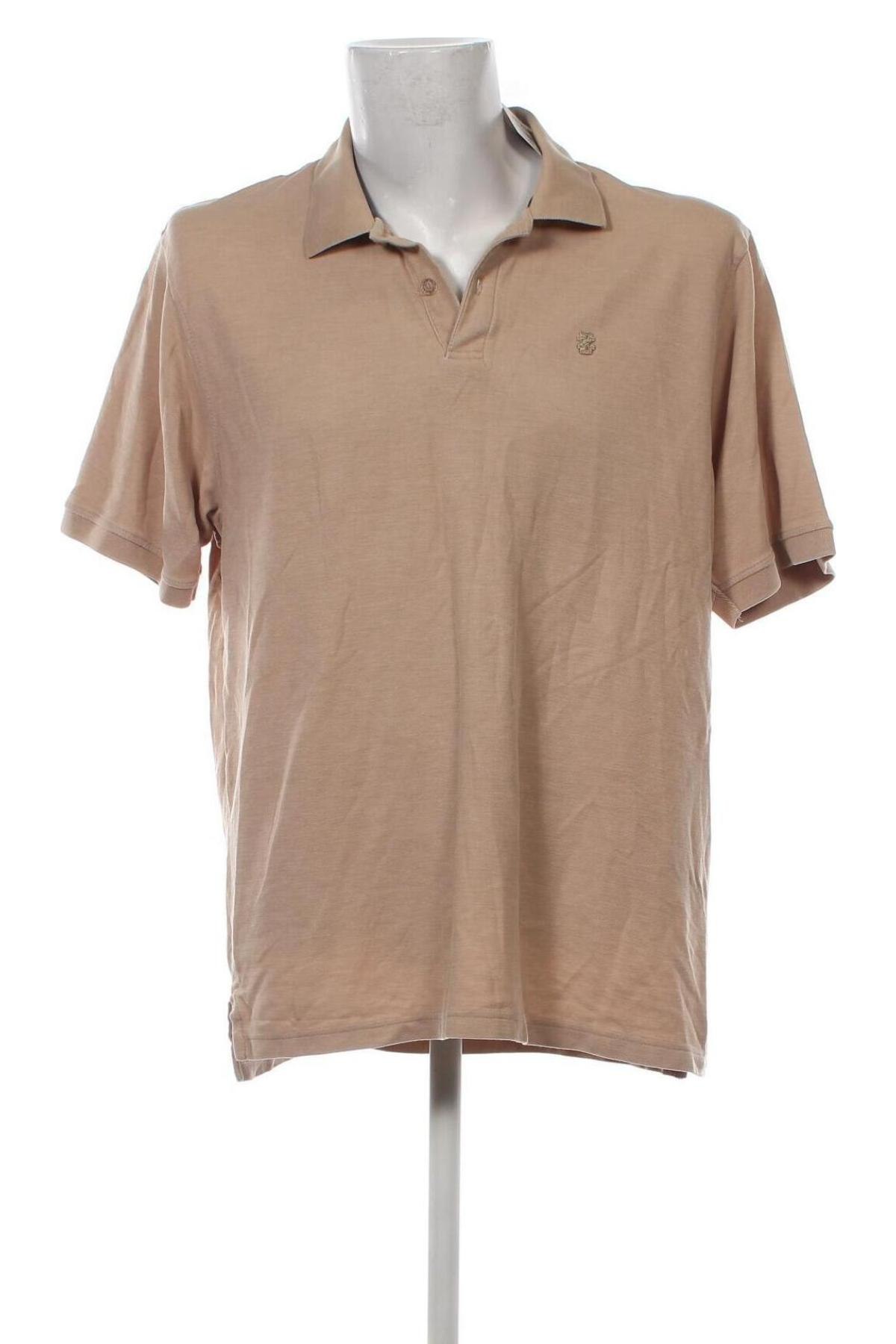 Мъжка тениска Izod, Размер XL, Цвят Бежов, Цена 13,05 лв.