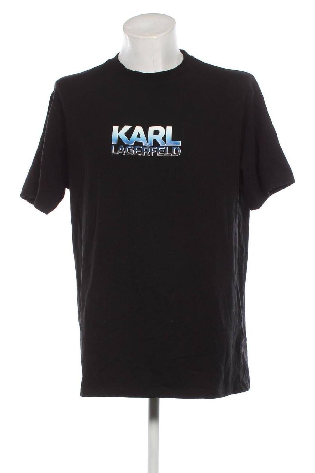 Мъжка тениска Karl Lagerfeld, Размер XXL, Цвят Черен, Цена 114,00 лв.