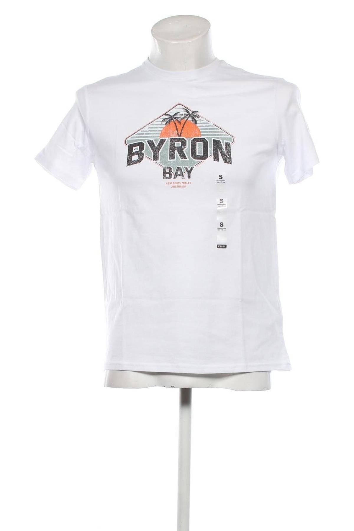 Ανδρικό t-shirt Kiabi, Μέγεθος S, Χρώμα Λευκό, Τιμή 10,82 €