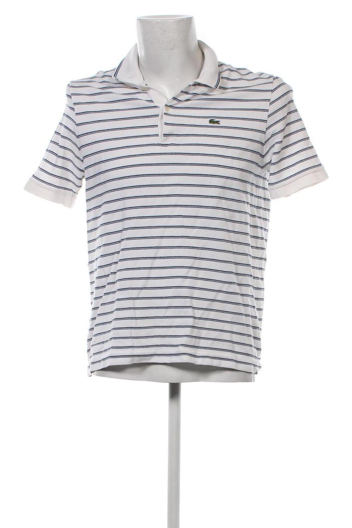 Мъжка тениска Lacoste, Размер L, Цвят Бял, Цена 61,03 лв.