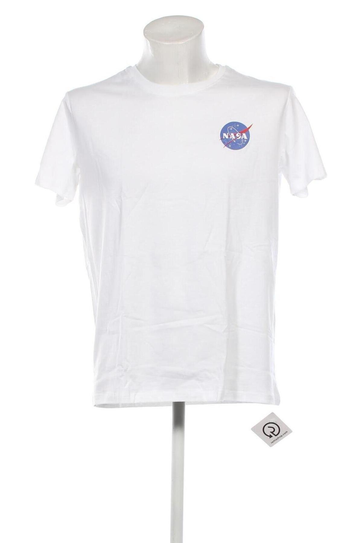 Мъжка тениска NASA, Размер XXL, Цвят Бял, Цена 25,73 лв.