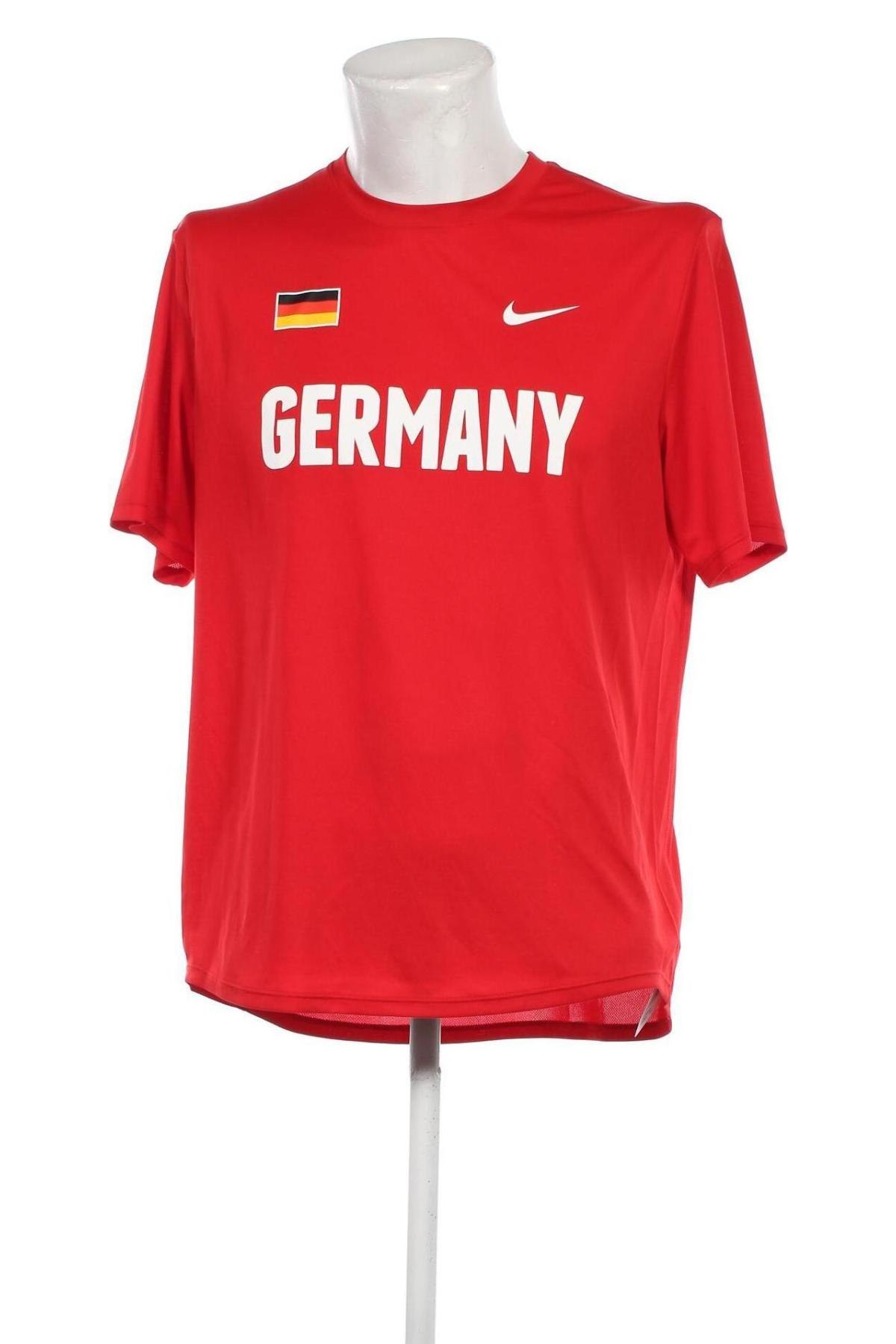 Męski T-shirt Nike, Rozmiar L, Kolor Czerwony, Cena 62,92 zł