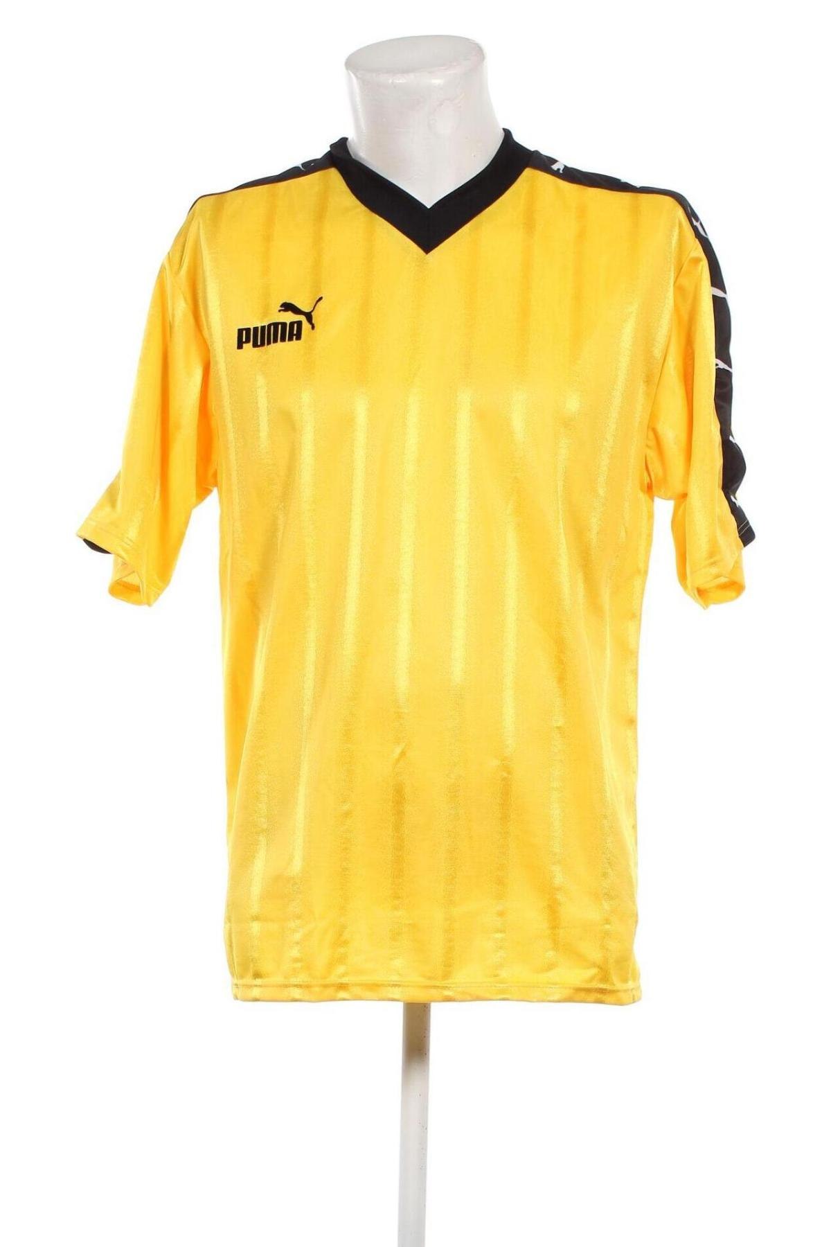 Мъжка тениска PUMA, Размер XL, Цвят Жълт, Цена 58,28 лв.