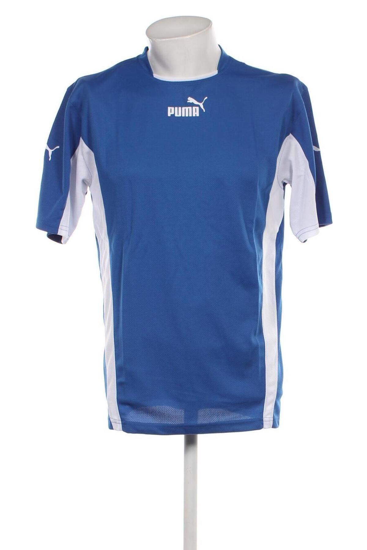 Мъжка тениска PUMA, Размер M, Цвят Син, Цена 58,28 лв.