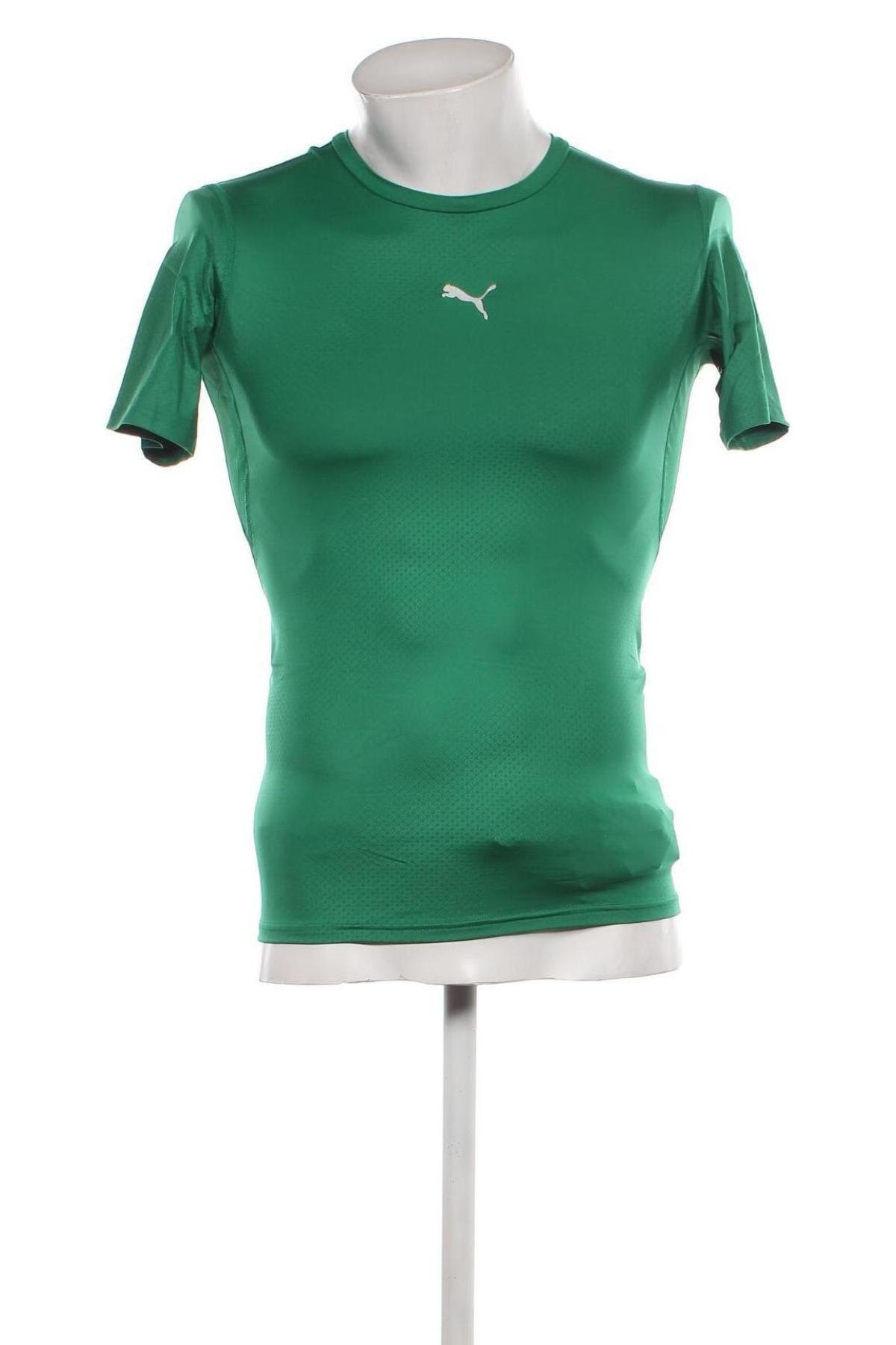 Мъжка тениска PUMA, Размер M, Цвят Зелен, Цена 58,28 лв.