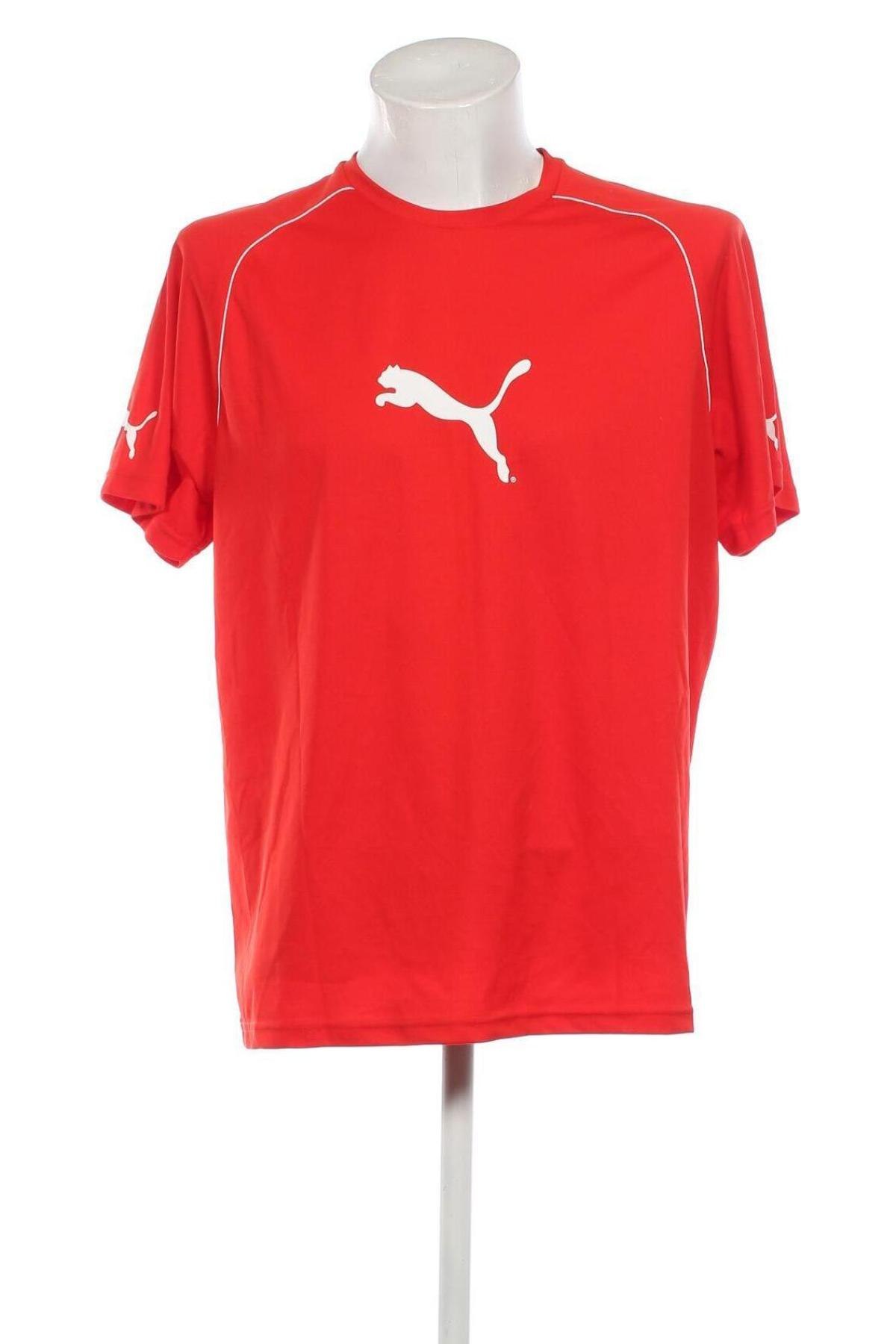 Мъжка тениска PUMA, Размер XL, Цвят Червен, Цена 27,00 лв.