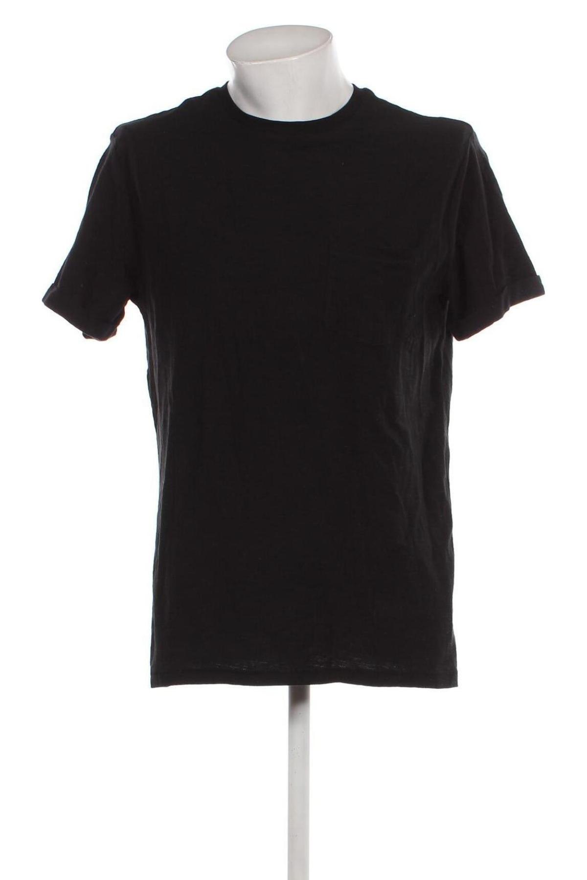 Ανδρικό t-shirt Pull&Bear, Μέγεθος M, Χρώμα Μαύρο, Τιμή 10,82 €