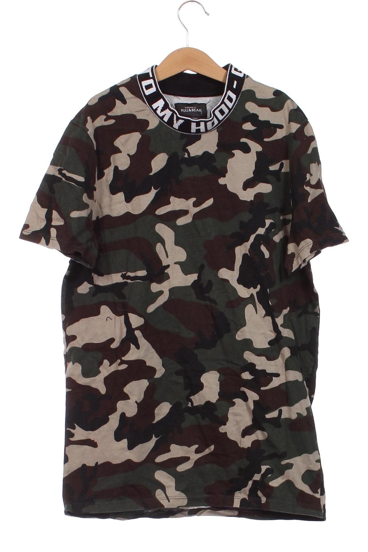Herren T-Shirt Pull&Bear, Größe XS, Farbe Mehrfarbig, Preis 9,05 €