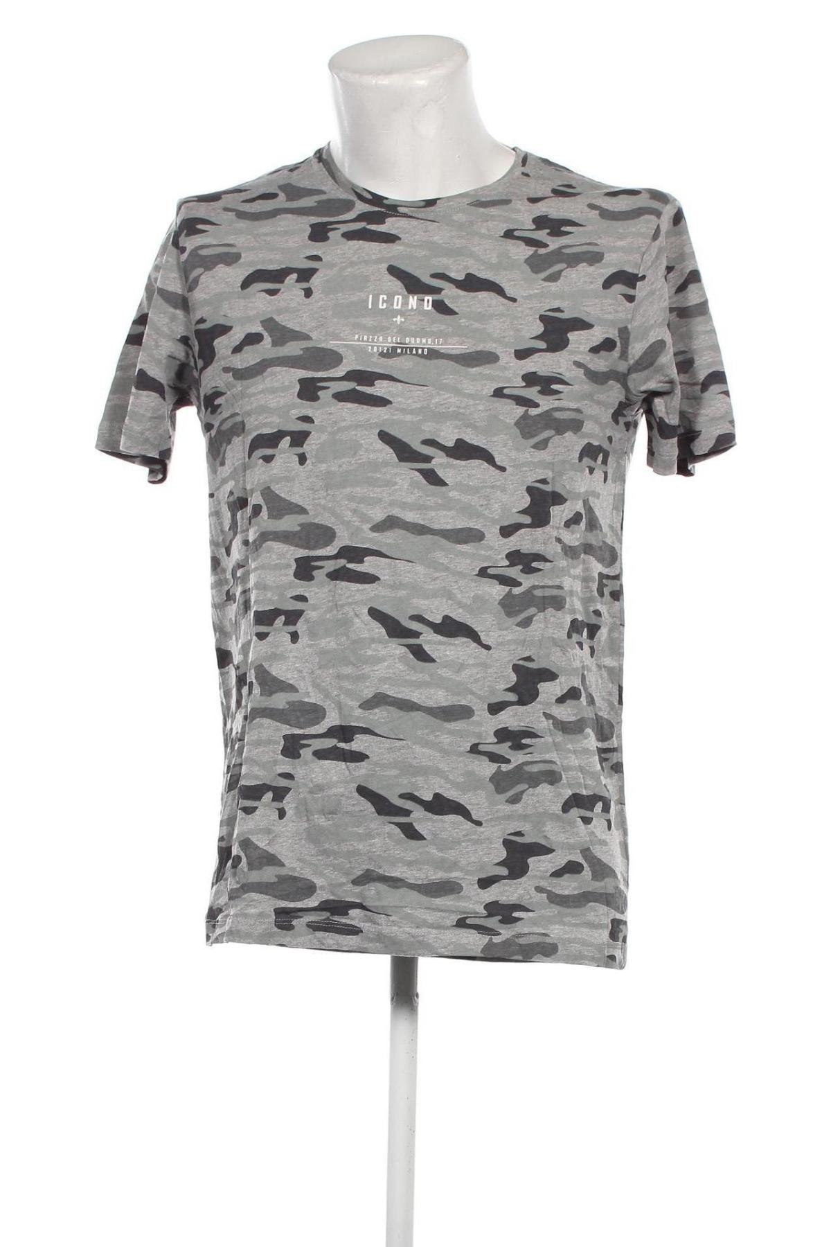 Мъжка тениска Smog, Размер M, Цвят Сив, Цена 13,00 лв.
