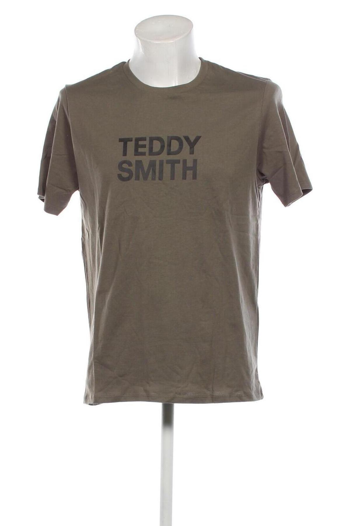 Męski T-shirt Teddy Smith, Rozmiar XL, Kolor Zielony, Cena 82,63 zł