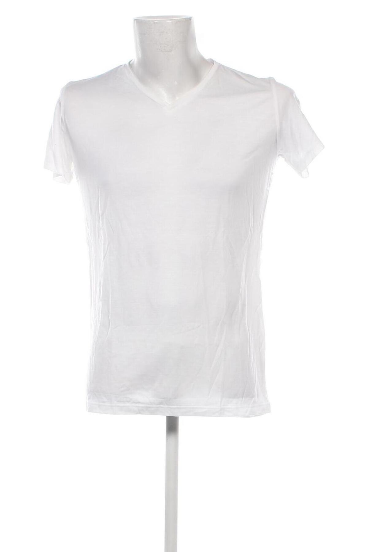 Мъжка тениска Trigema, Размер M, Цвят Бял, Цена 49,84 лв.