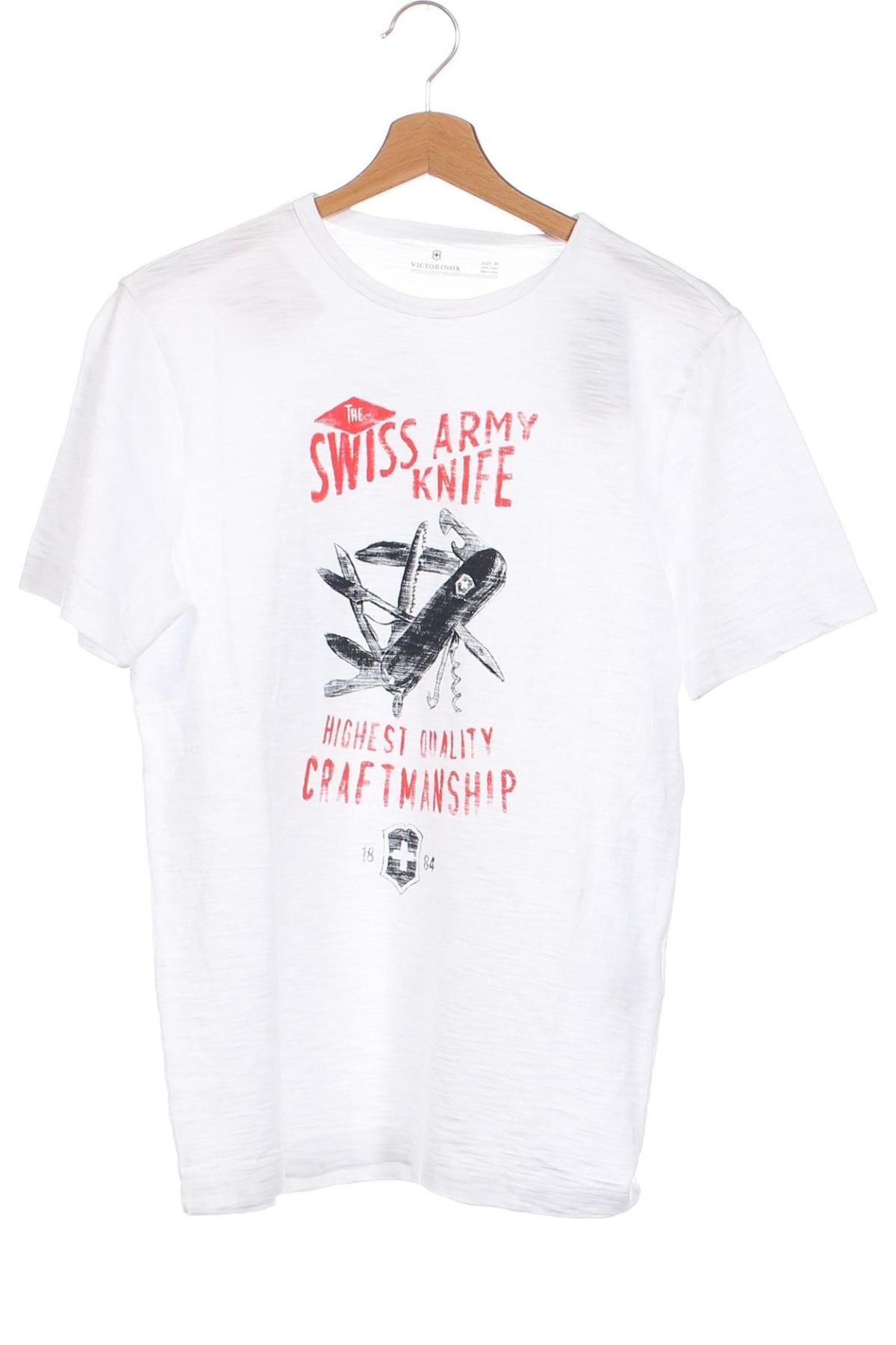 Ανδρικό t-shirt Victorinox, Μέγεθος XS, Χρώμα Λευκό, Τιμή 10,39 €