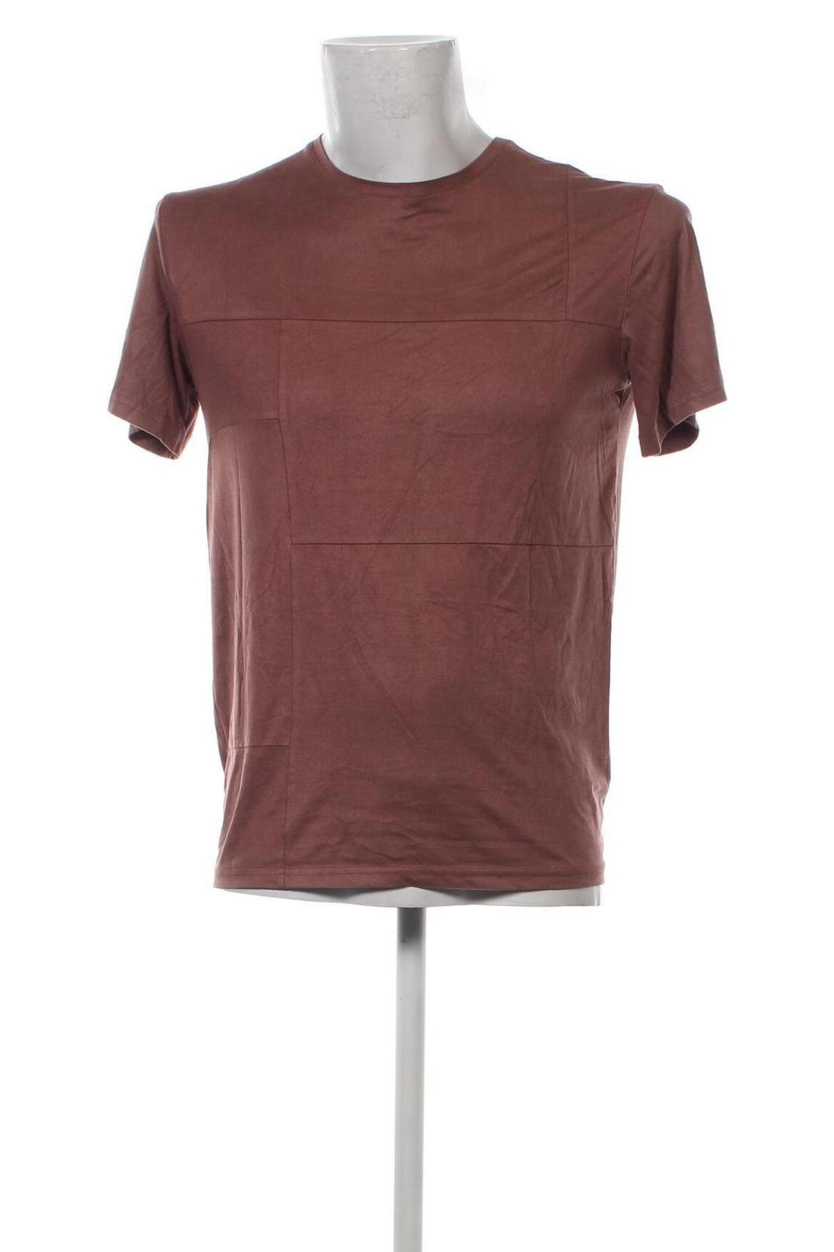 Pánske tričko  Zara Man, Veľkosť S, Farba Popolavo ružová, Cena  9,07 €