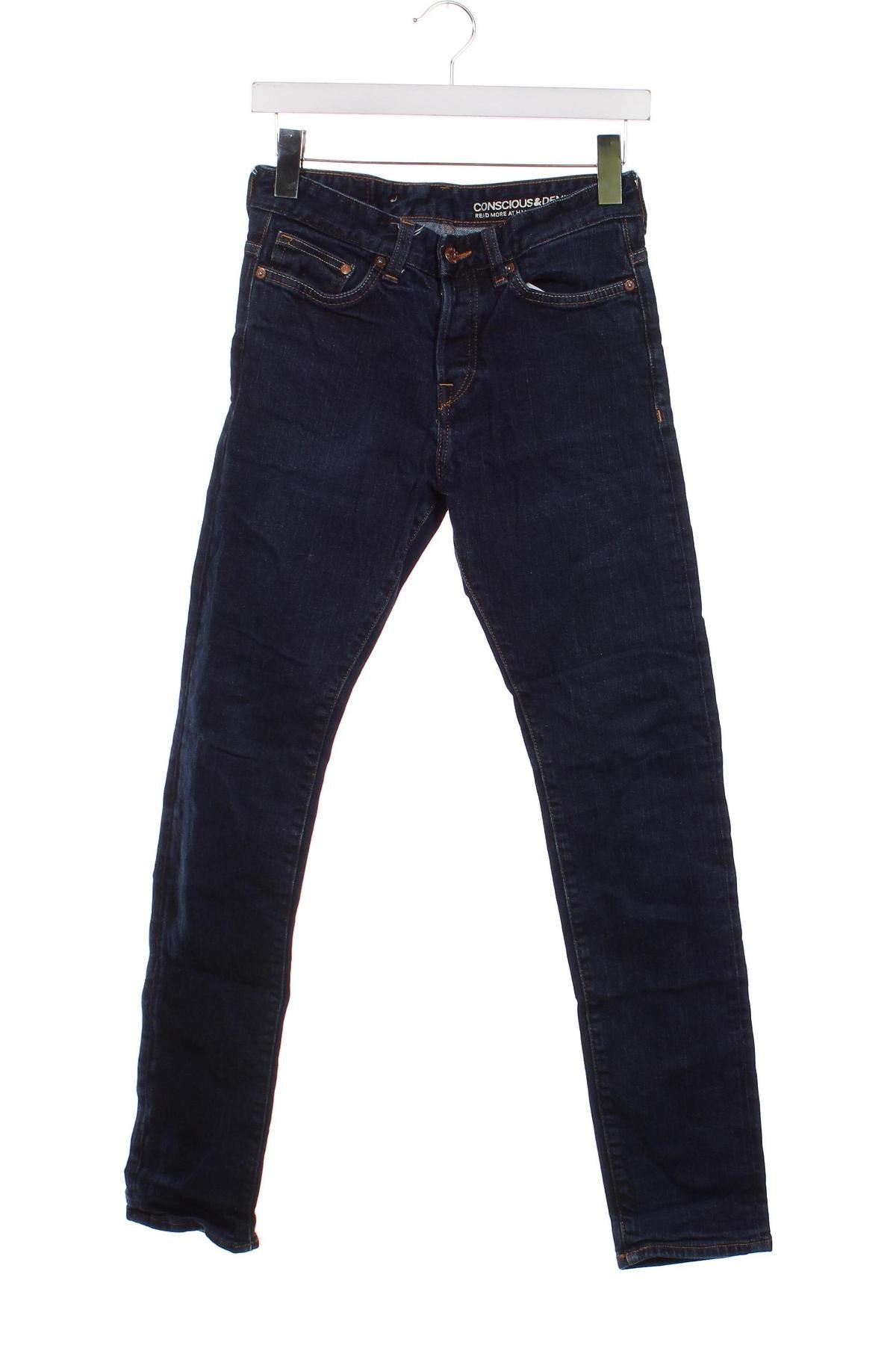 Pánske džínsy  H&M, Veľkosť S, Farba Modrá, Cena  5,10 €