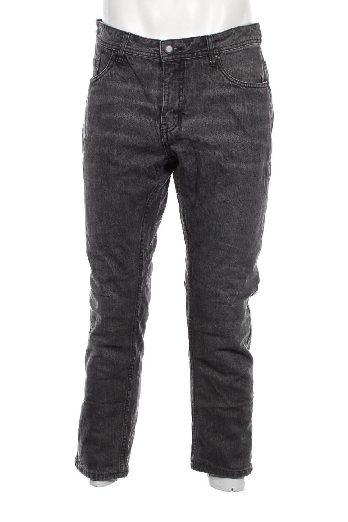 Męskie jeansy Straight Up, Rozmiar XL, Kolor Szary, Cena 73,28 zł