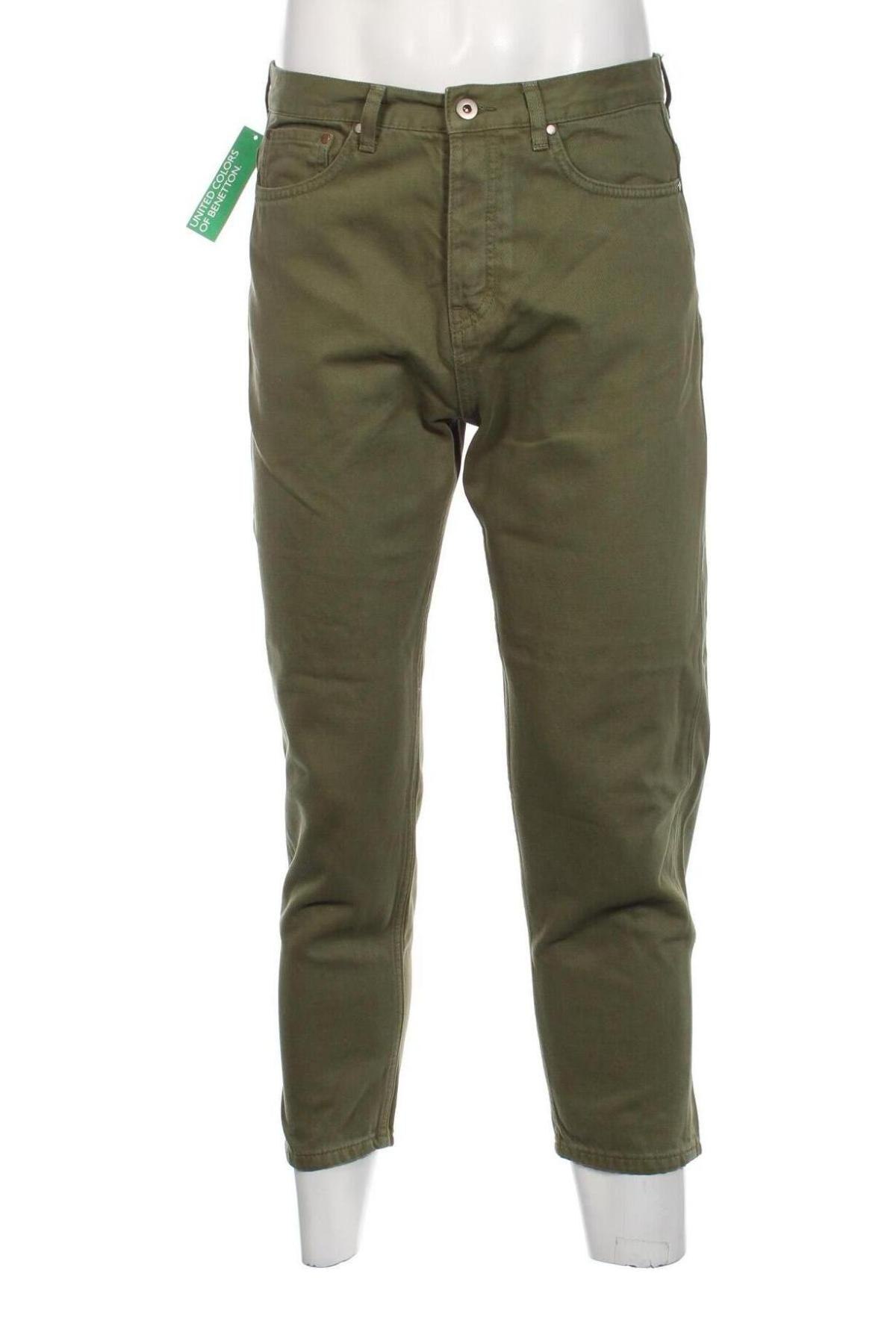 Herren Jeans United Colors Of Benetton, Größe M, Farbe Grün, Preis € 47,94