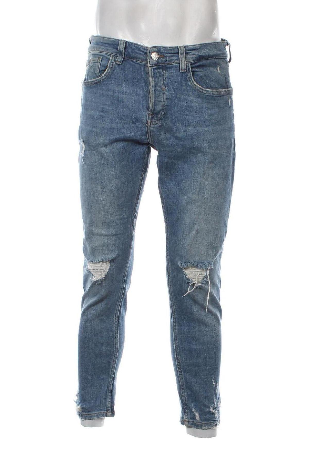 Pánské džíny  Zara Man, Velikost L, Barva Modrá, Cena  451,00 Kč