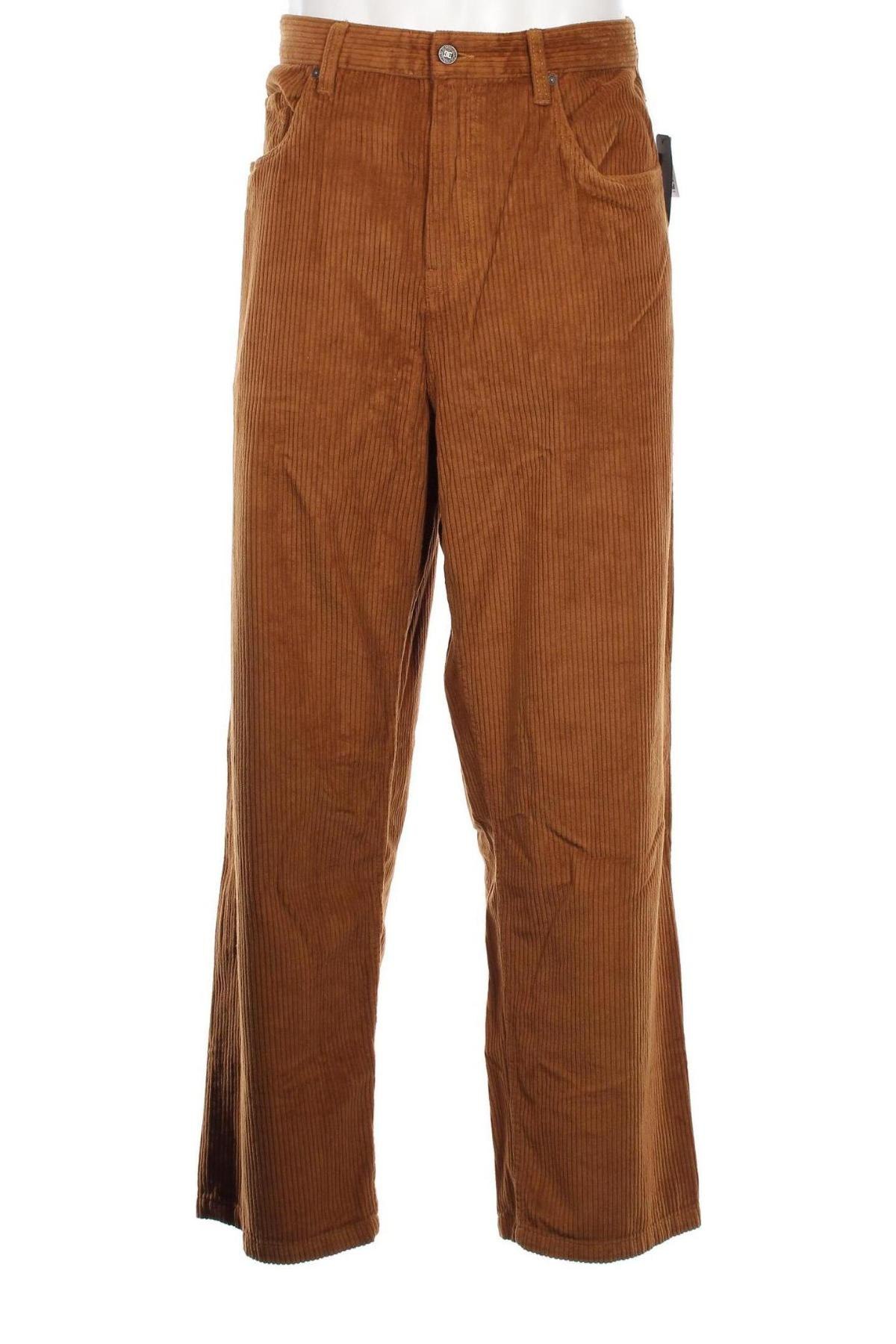 Pantaloni raiați de bărbați DC Shoes, Mărime XL, Culoare Bej, Preț 248,69 Lei