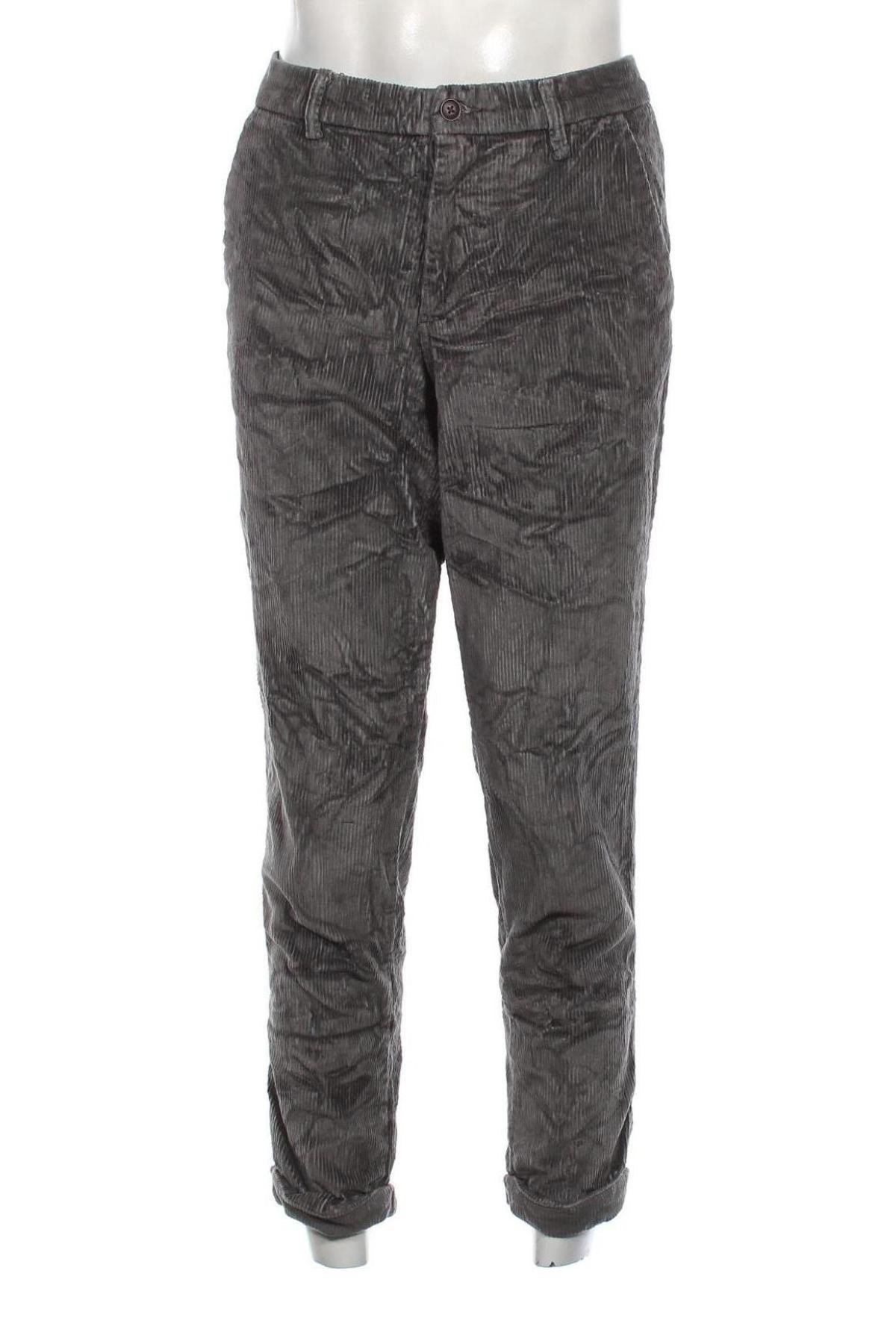 Ανδρικό κοτλέ παντελόνι Jack & Jones, Μέγεθος M, Χρώμα Γκρί, Τιμή 6,34 €