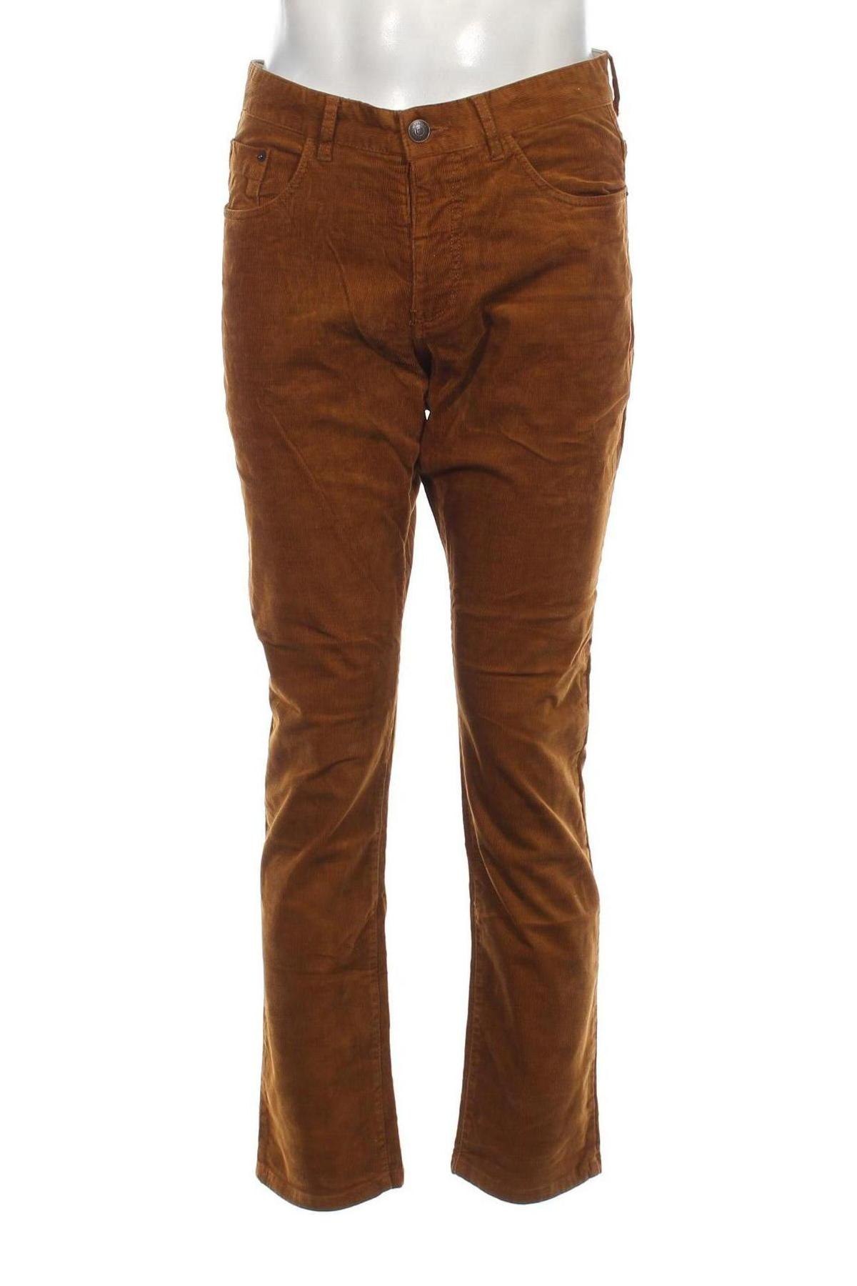 Pantaloni raiați de bărbați Jbc, Mărime M, Culoare Bej, Preț 36,25 Lei