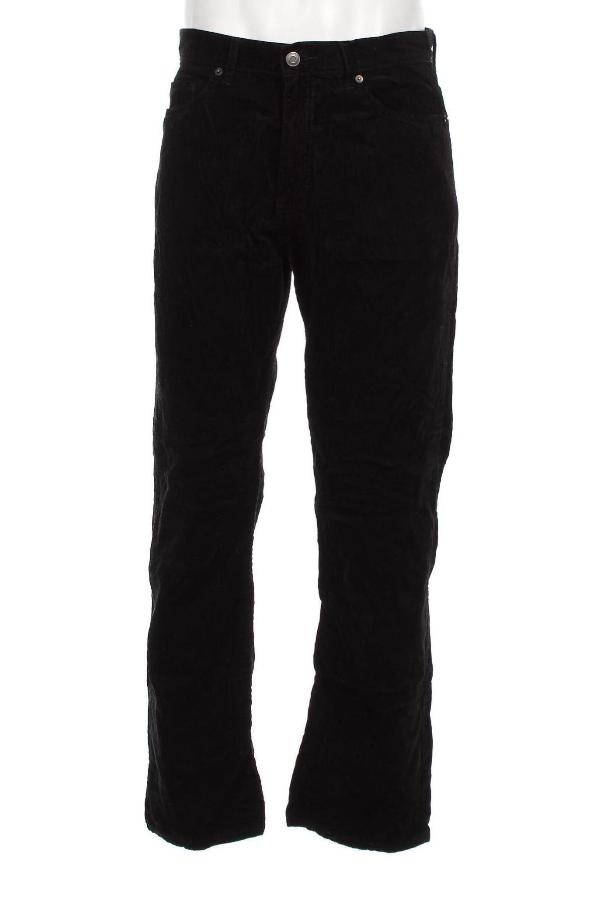 Pantaloni raiați de bărbați Marks & Spencer, Mărime M, Culoare Negru, Preț 88,82 Lei
