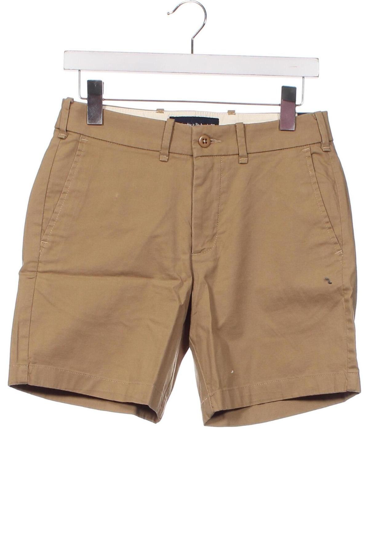 Pantaloni scurți de bărbați Abercrombie & Fitch, Mărime S, Culoare Bej, Preț 165,20 Lei