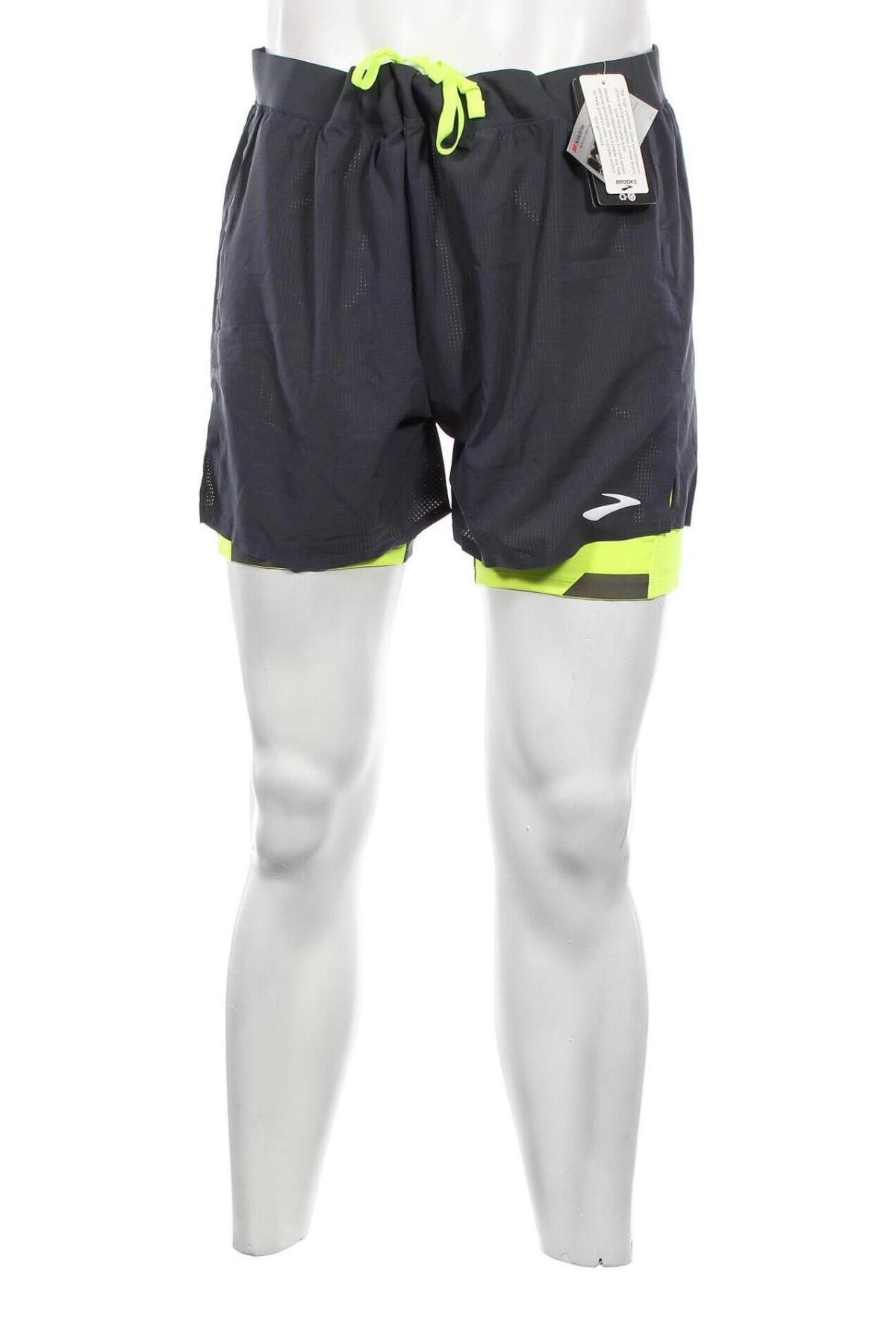 Ανδρικό κοντό παντελόνι Brooks, Μέγεθος XL, Χρώμα Γκρί, Τιμή 28,87 €