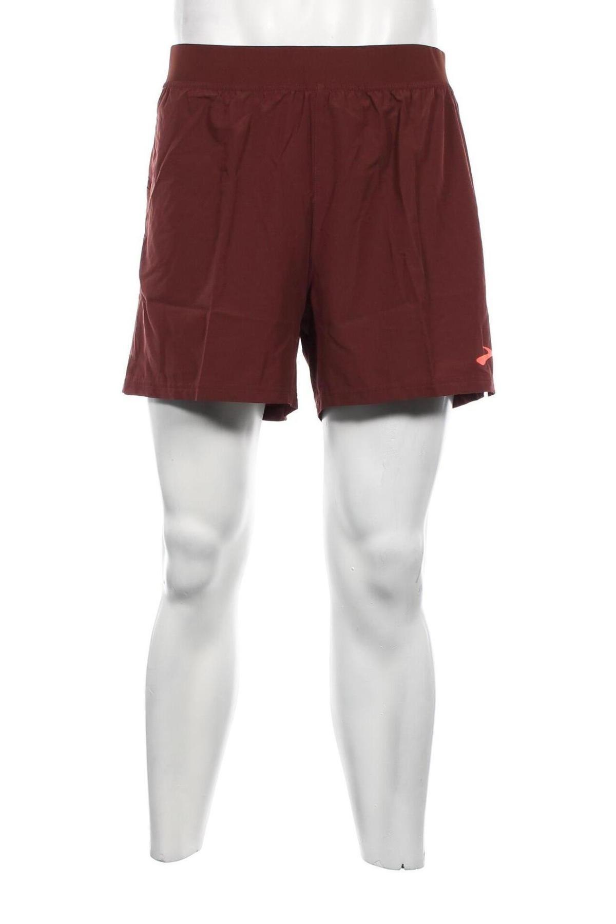 Ανδρικό κοντό παντελόνι Brooks, Μέγεθος XL, Χρώμα Καφέ, Τιμή 16,46 €