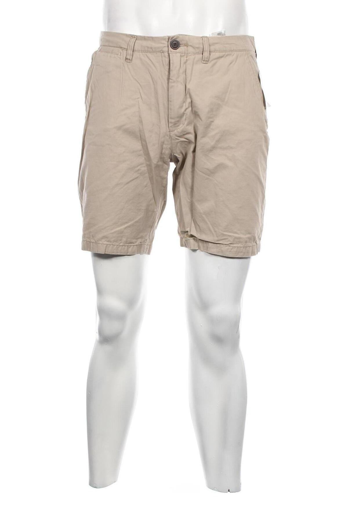 Ανδρικό κοντό παντελόνι H&M L.O.G.G., Μέγεθος M, Χρώμα  Μπέζ, Τιμή 20,46 €