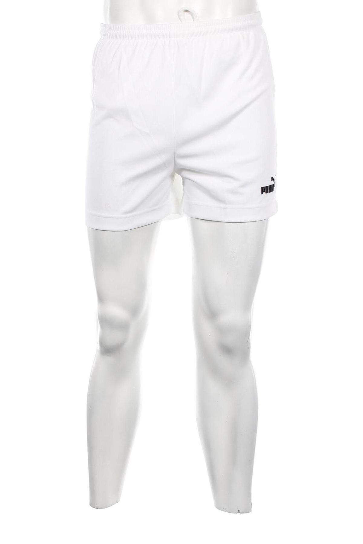 Мъжки къс панталон PUMA, Размер L, Цвят Бял, Цена 77,00 лв.