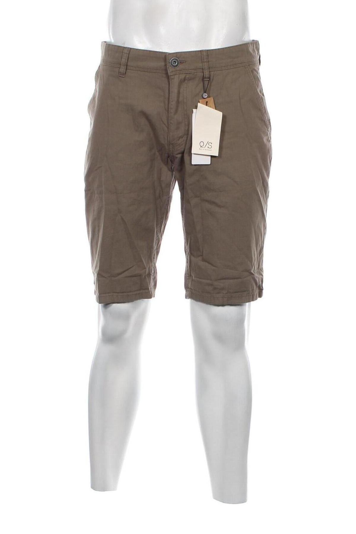 Мъжки къс панталон Q/S by S.Oliver, Размер L, Цвят Зелен, Цена 62,00 лв.