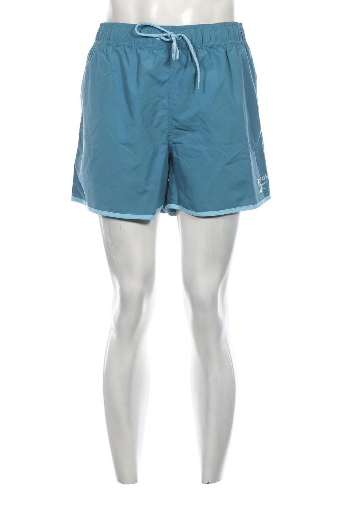 Pantaloni scurți de bărbați Reebok, Mărime XL, Culoare Albastru, Preț 253,29 Lei