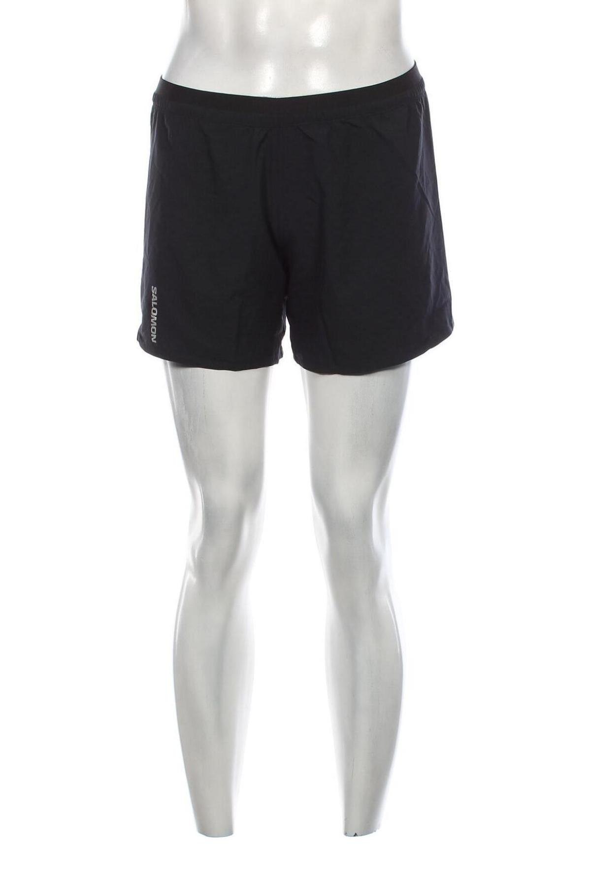 Мъжки къс панталон Salomon, Размер M, Цвят Черен, Цена 61,20 лв.