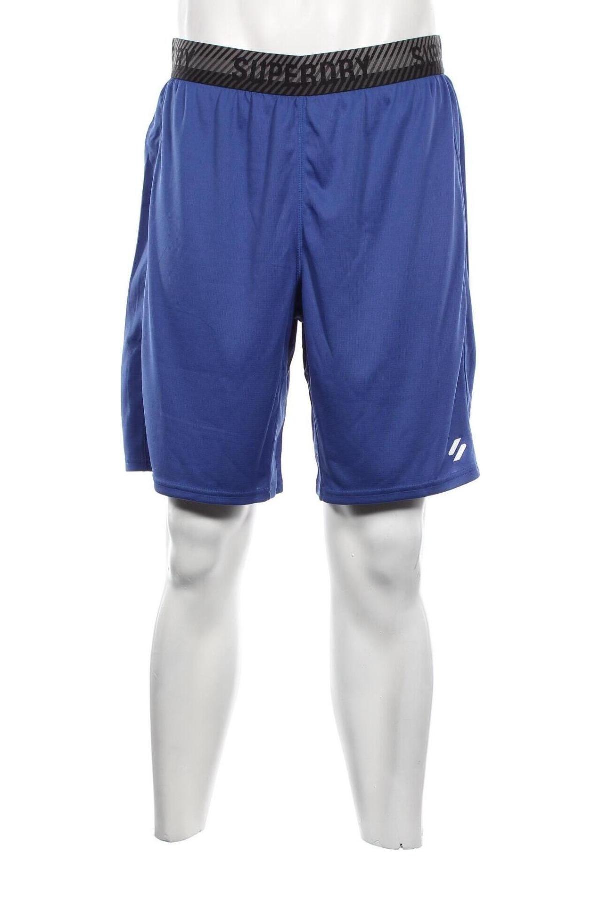 Ανδρικό κοντό παντελόνι Superdry, Μέγεθος XL, Χρώμα Μπλέ, Τιμή 7,58 €