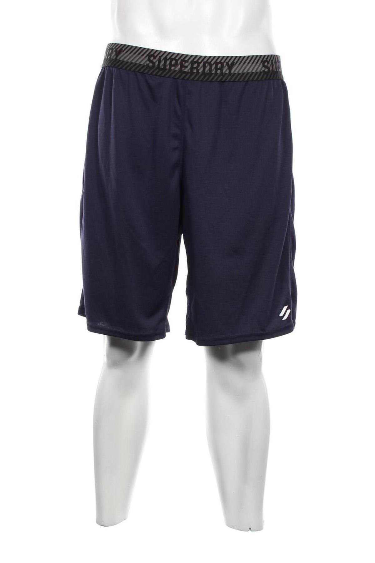 Ανδρικό κοντό παντελόνι Superdry, Μέγεθος XXL, Χρώμα Μπλέ, Τιμή 7,58 €