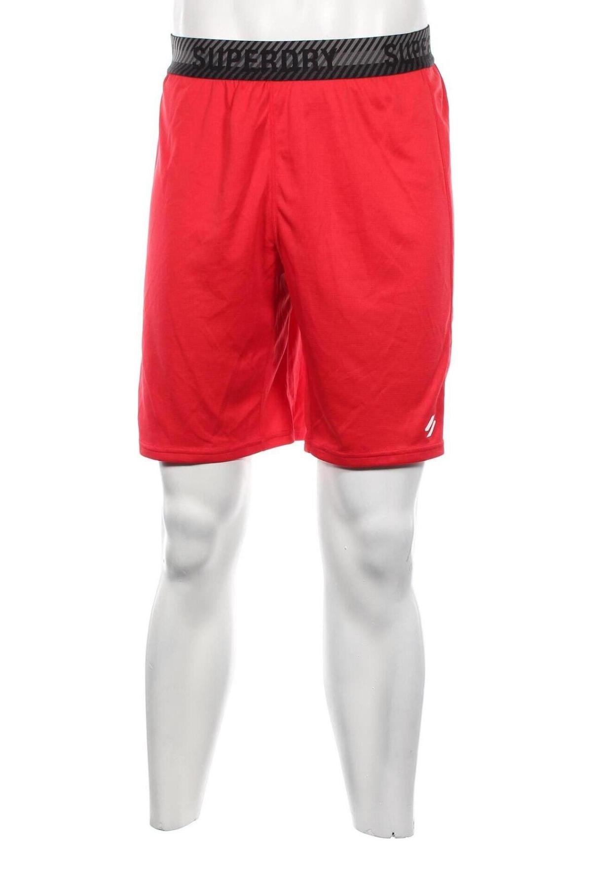 Ανδρικό κοντό παντελόνι Superdry, Μέγεθος M, Χρώμα Κόκκινο, Τιμή 7,58 €